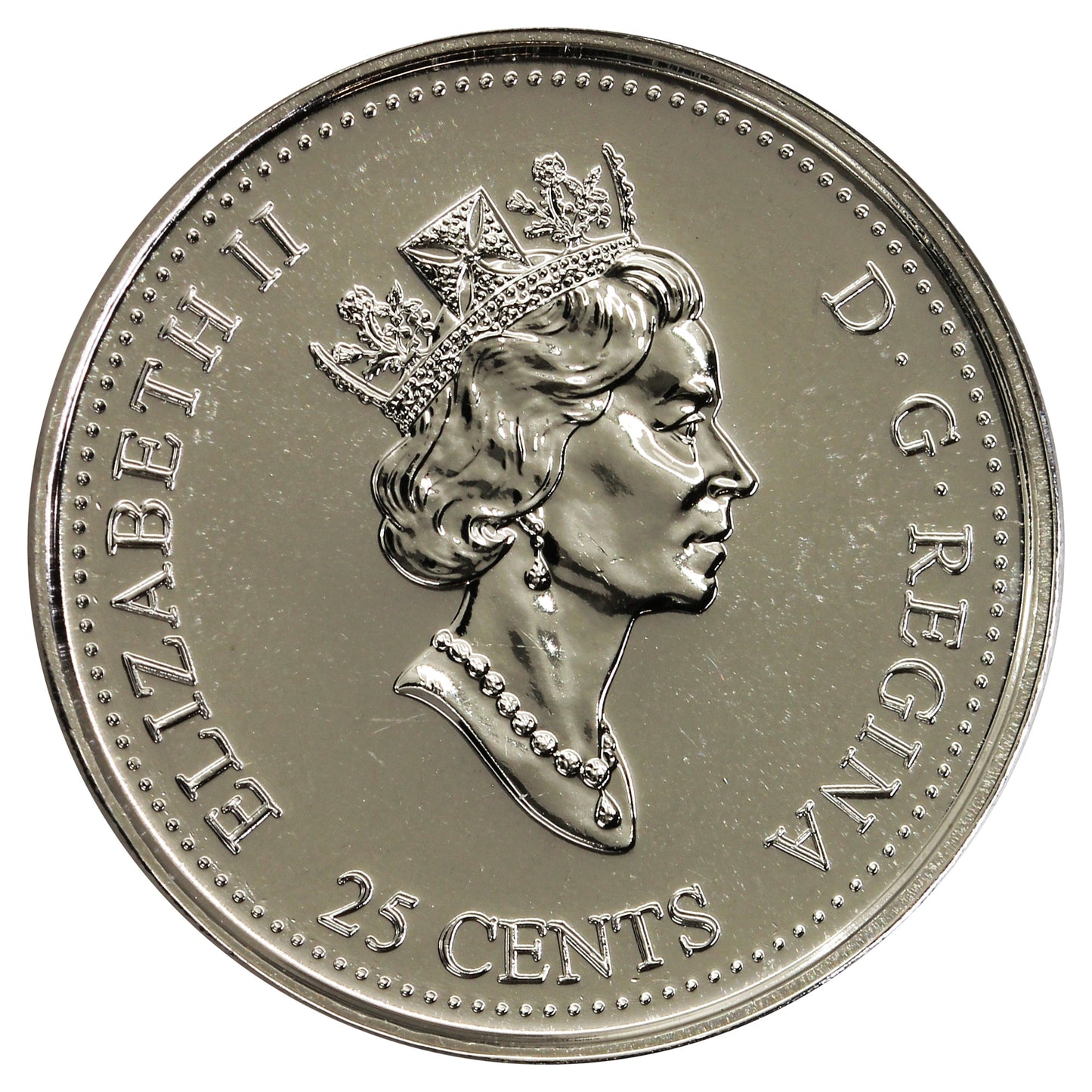 2000 Coloured Pride Canada 25-cents Proof Like_