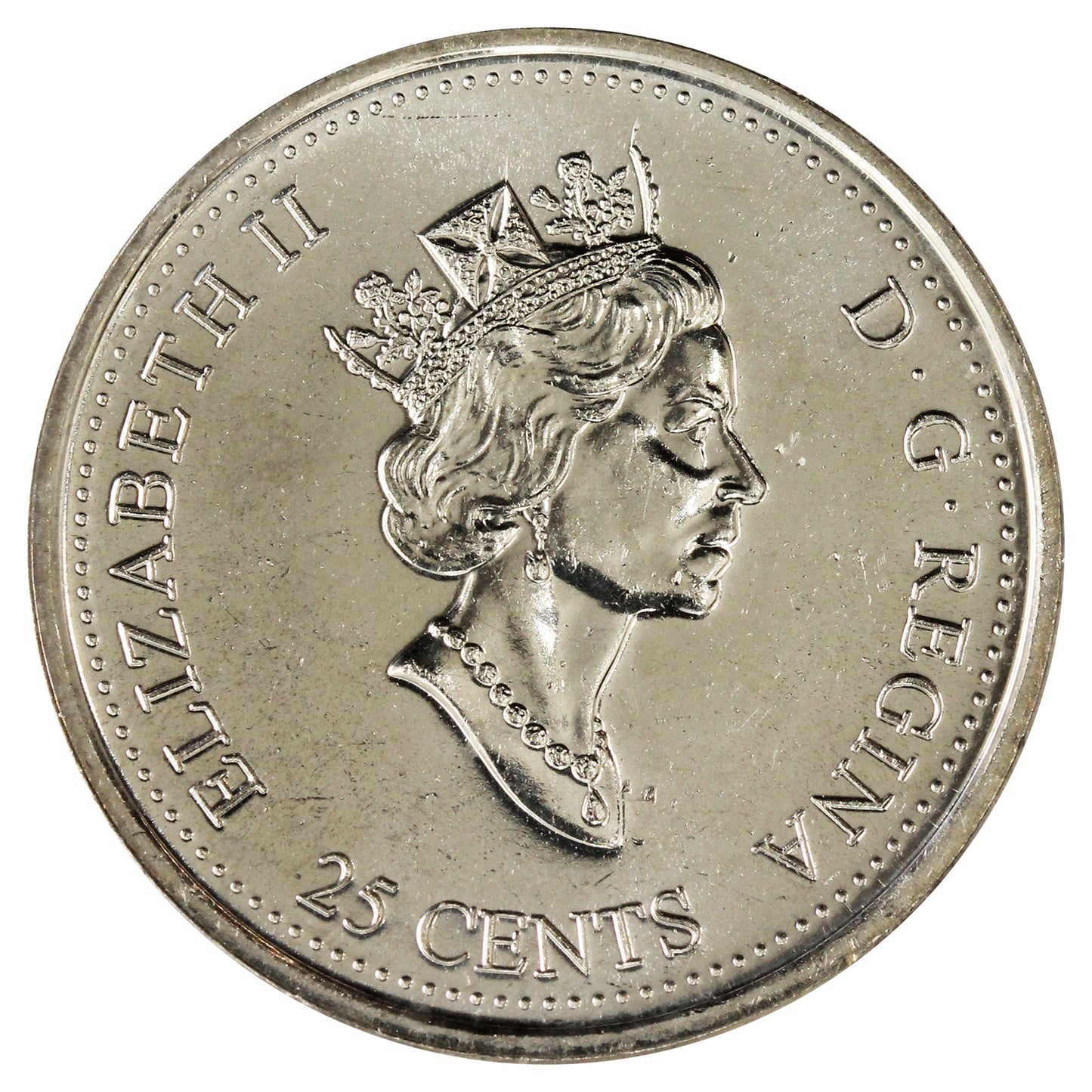 2000 Community Canada 25-cents Brilliant Uncirculated (MS63)