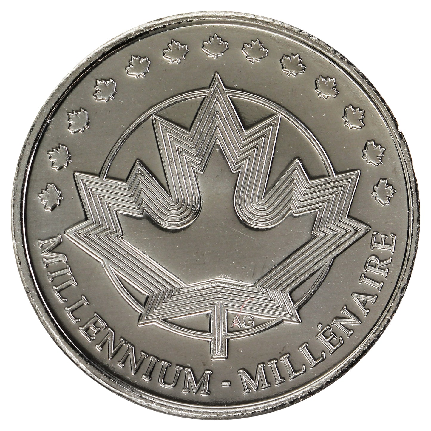 2000 Canada Millennium Dove Token Proof Like (From Coin and Stamp Set)