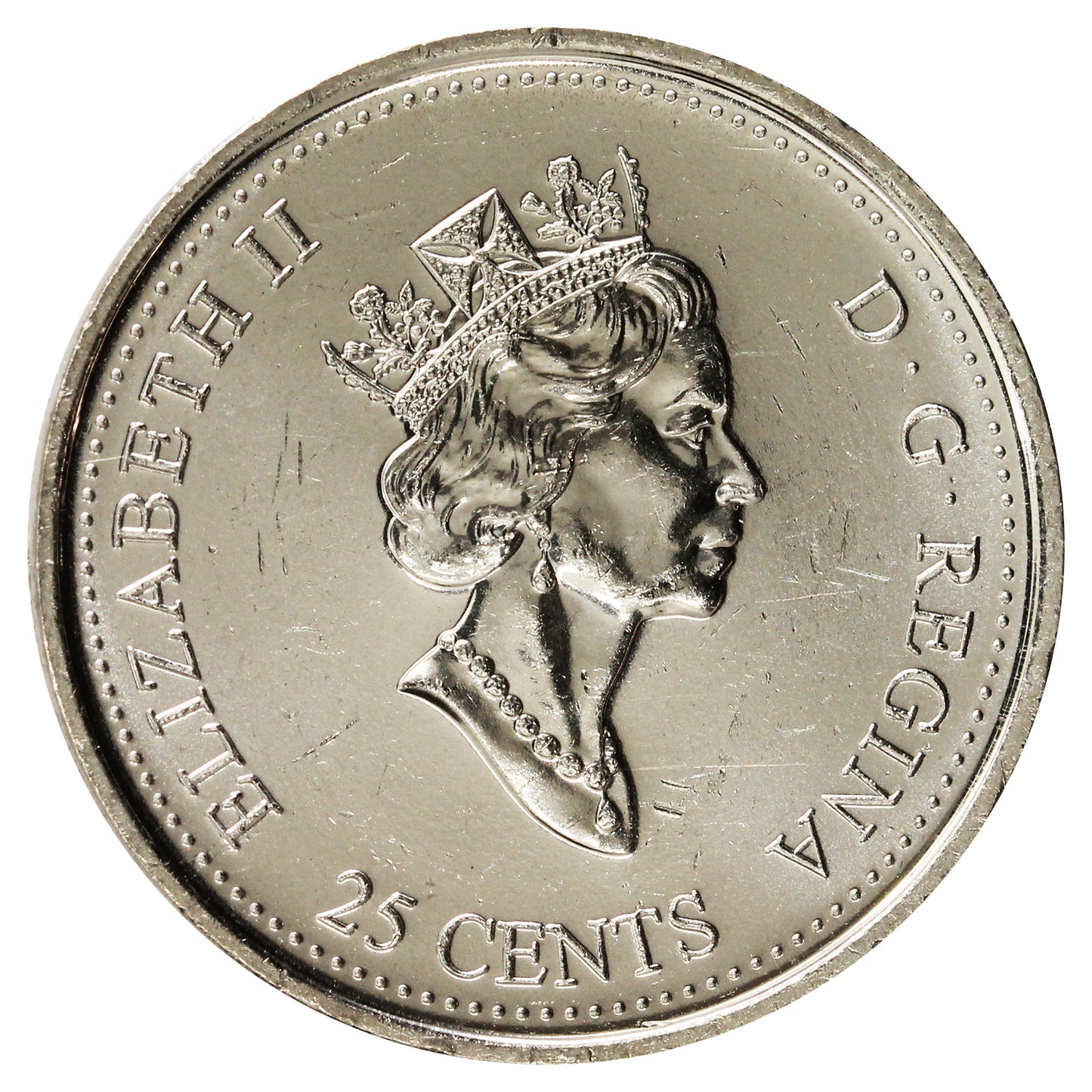 2000 Family Canada 25-cents Brilliant Uncirculated (MS-63)