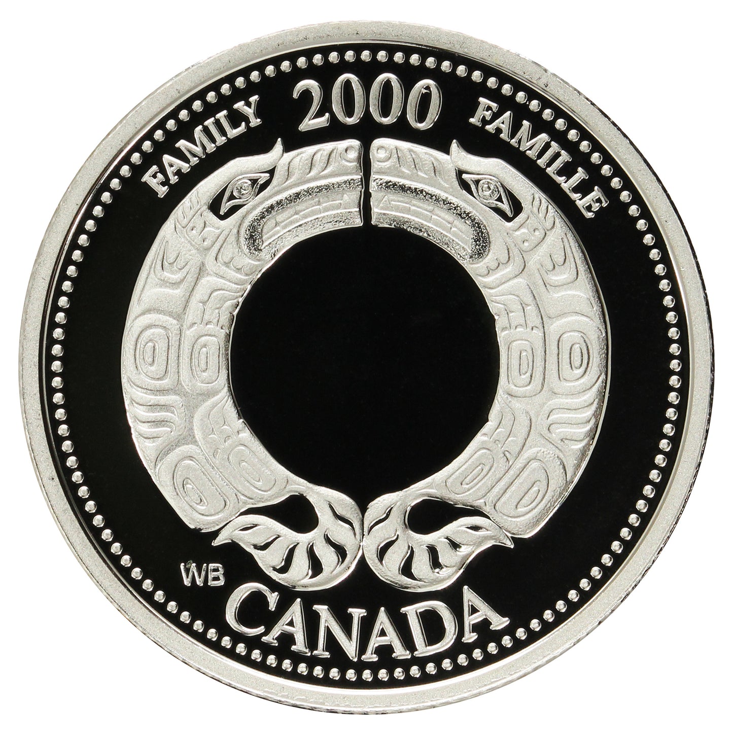 2000 Family Canada 25-cents Silver Proof
