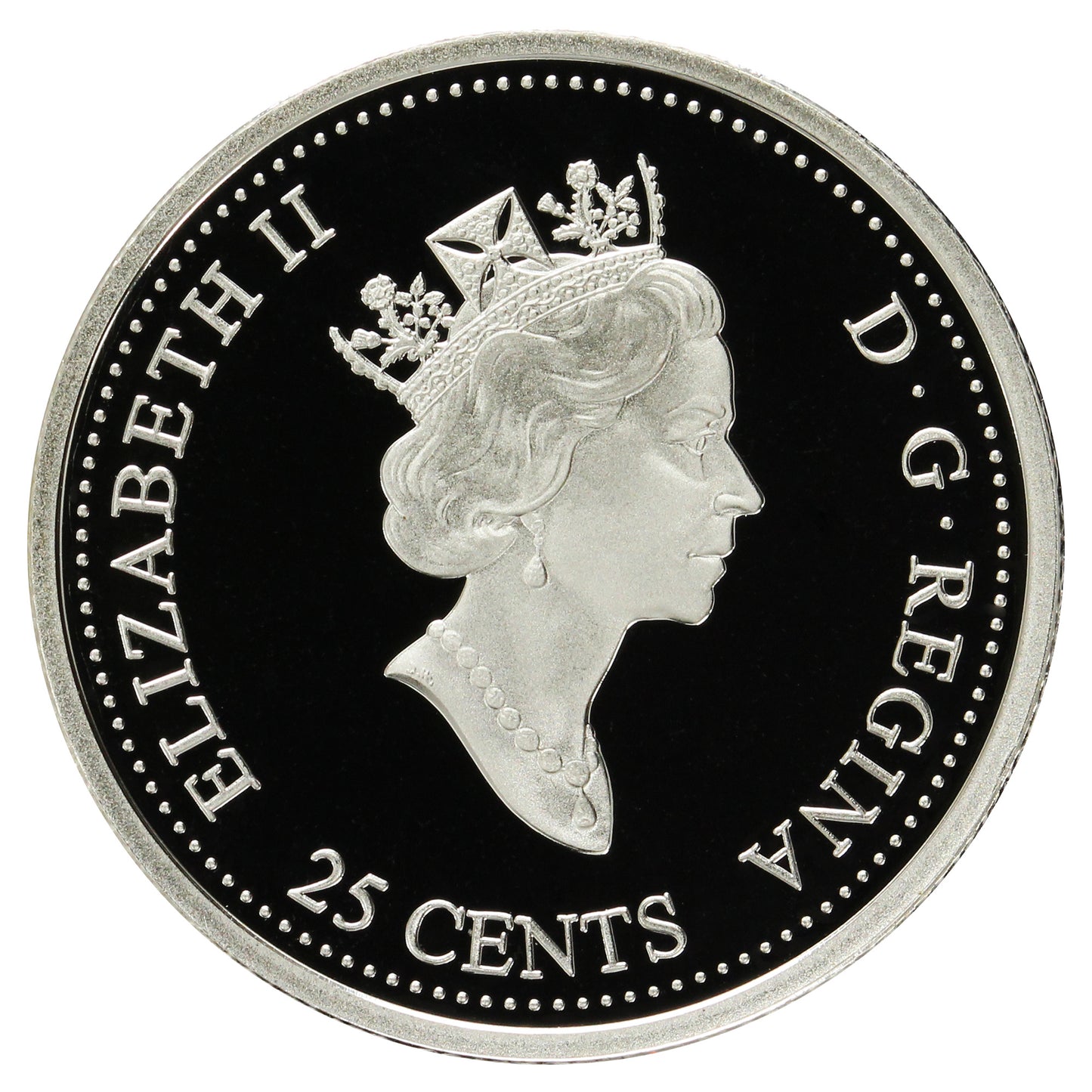 2000 Freedom Canada 25-cents Silver Proof