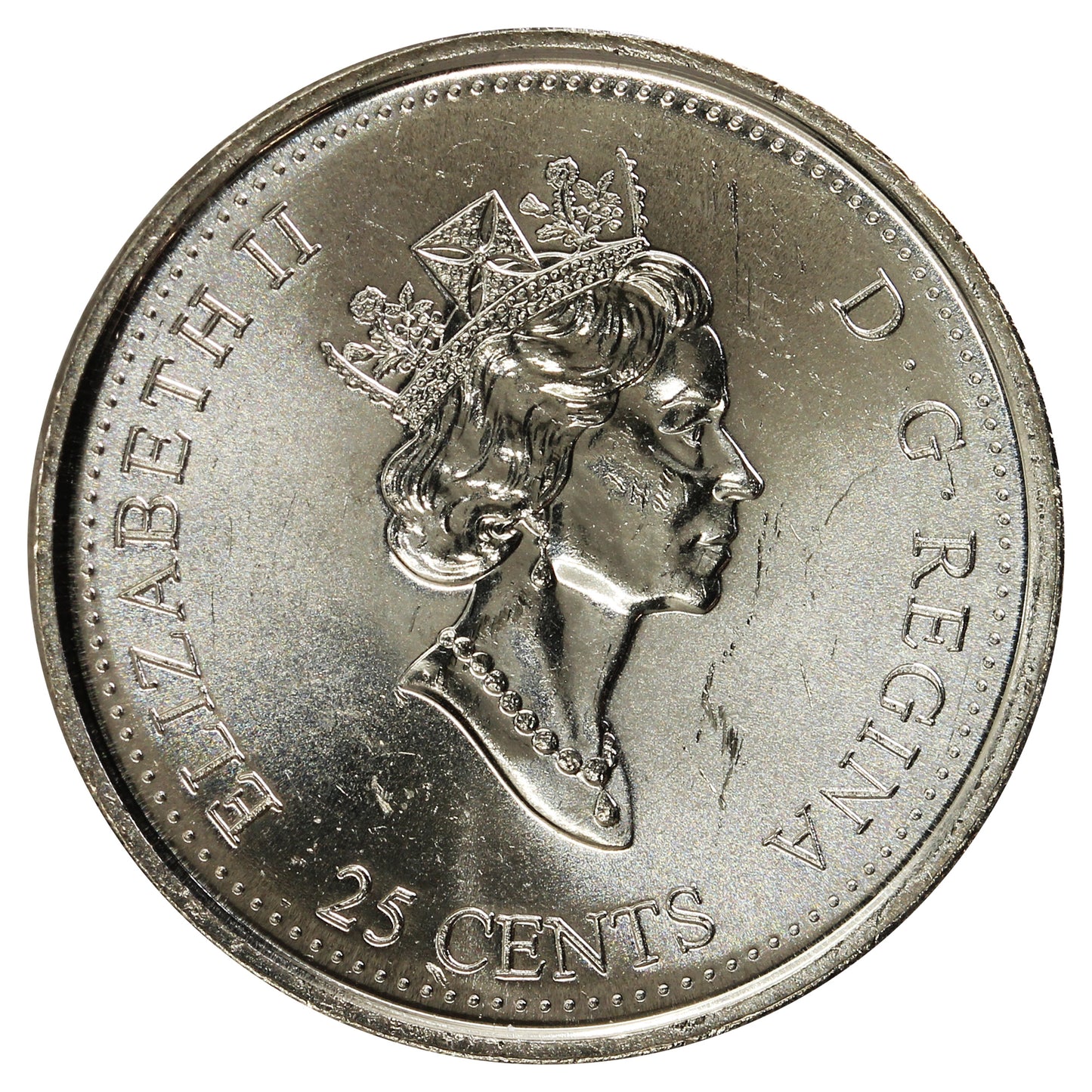 2000 Harmony Canada 25-cents Brilliant Uncirculated (MS-63)
