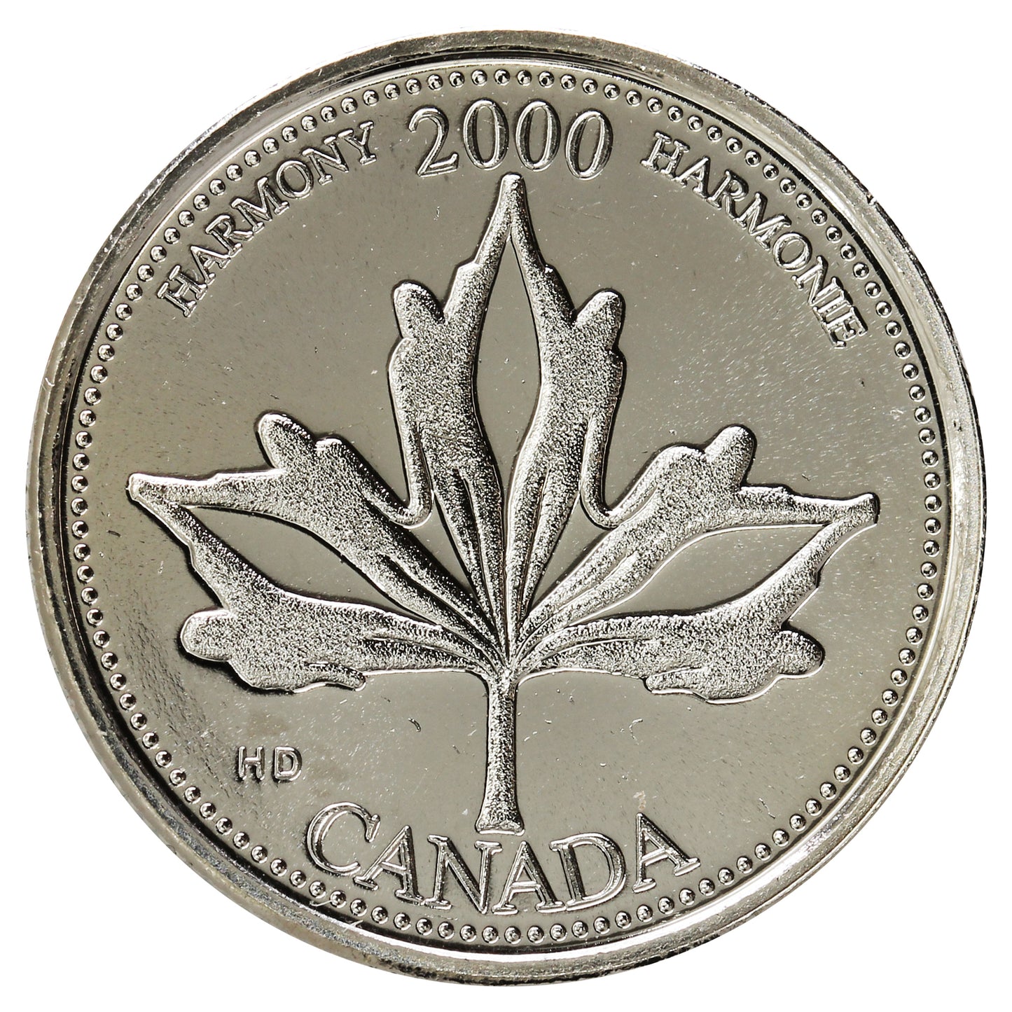 2000 Harmony Canada 25-cents Proof Like