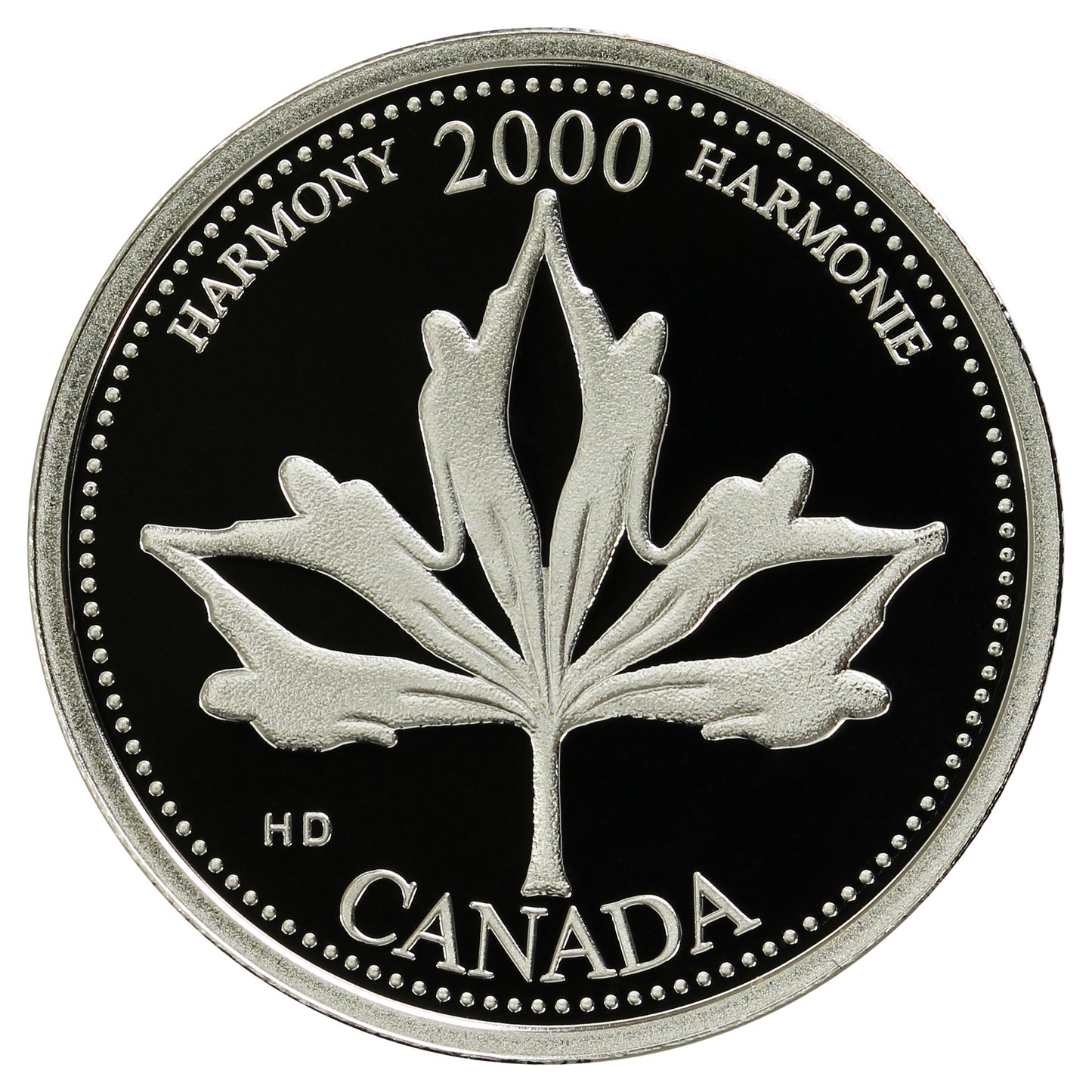 2000 Harmony Canada 25-cents Silver Proof