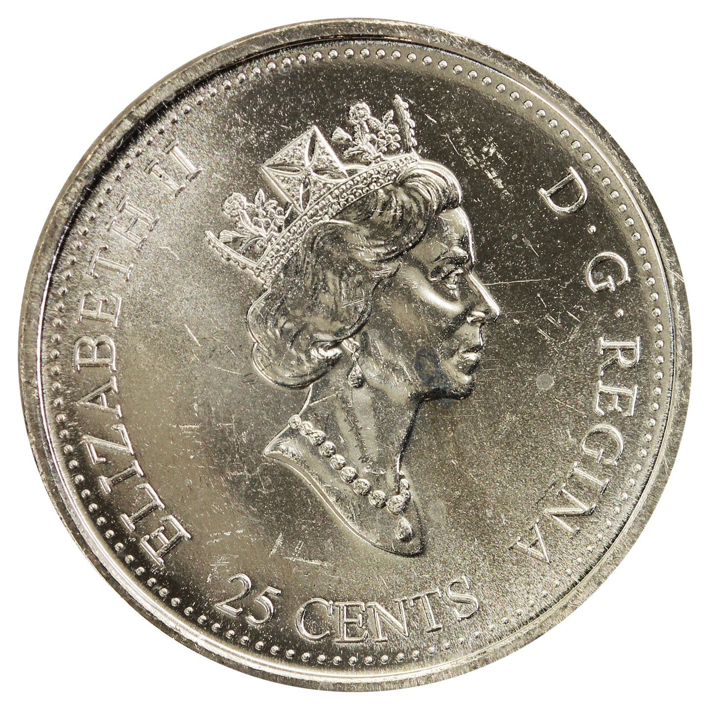 2000 Health Canada 25-cents Brilliant Uncirculated (MS-63)