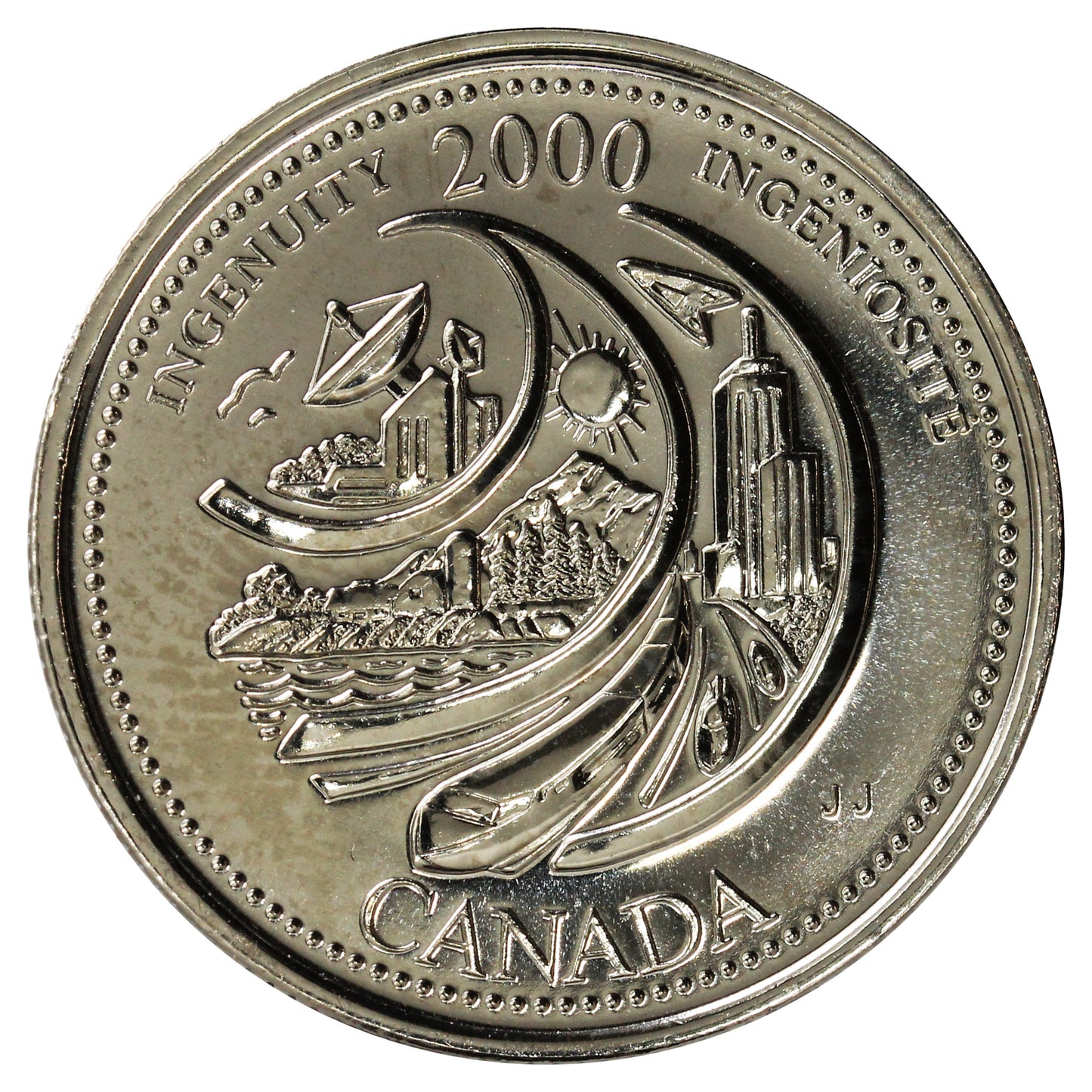 2000 Ingenuity Canada 25-cents Proof Like