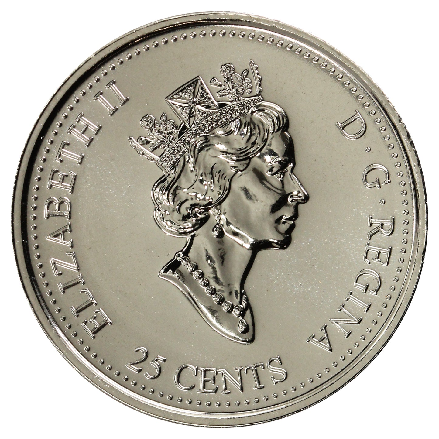 2000 Ingenuity Canada 25-cents Proof Like
