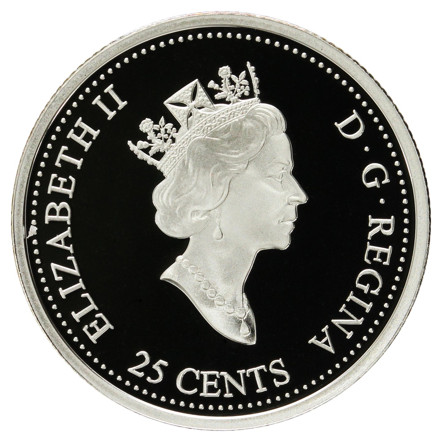 2000 Ingenuity Canada 25-cents Silver Proof