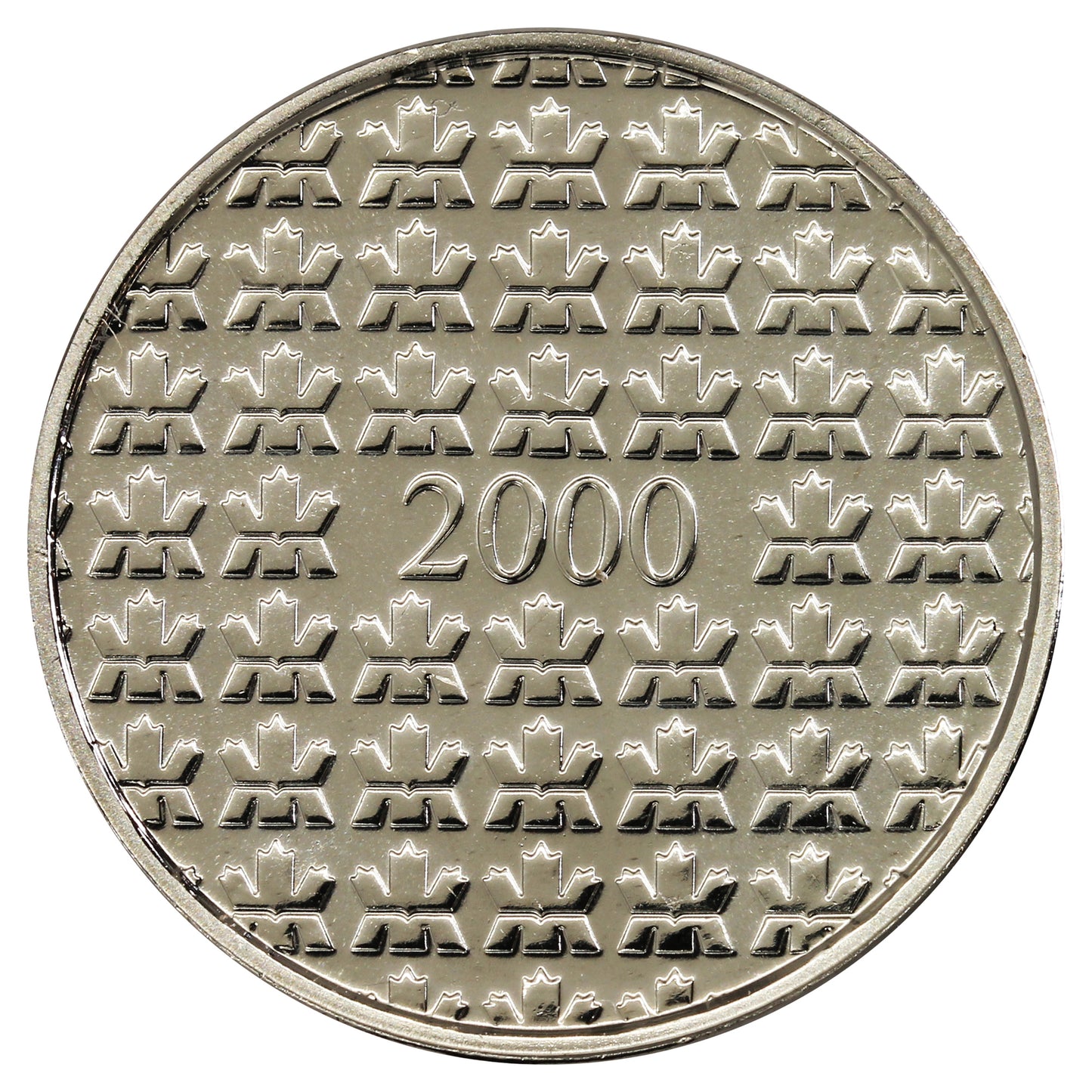 2000 Millennium Token (Map) Canada 25-cents Proof Like