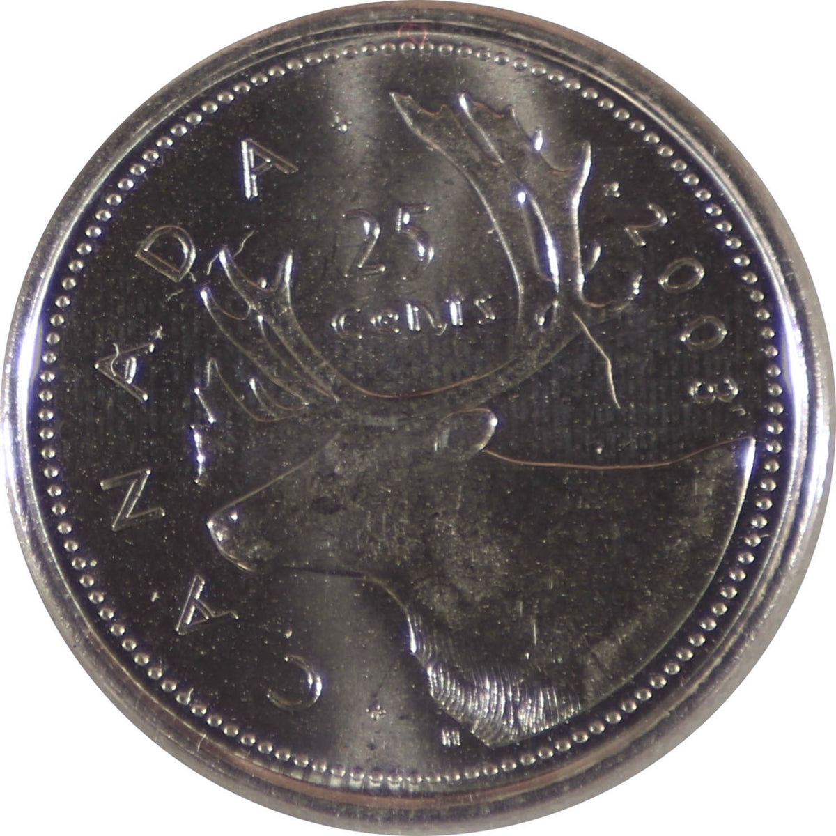 2003P Old Effigy Canada 25-cents ICCS Certified MS64