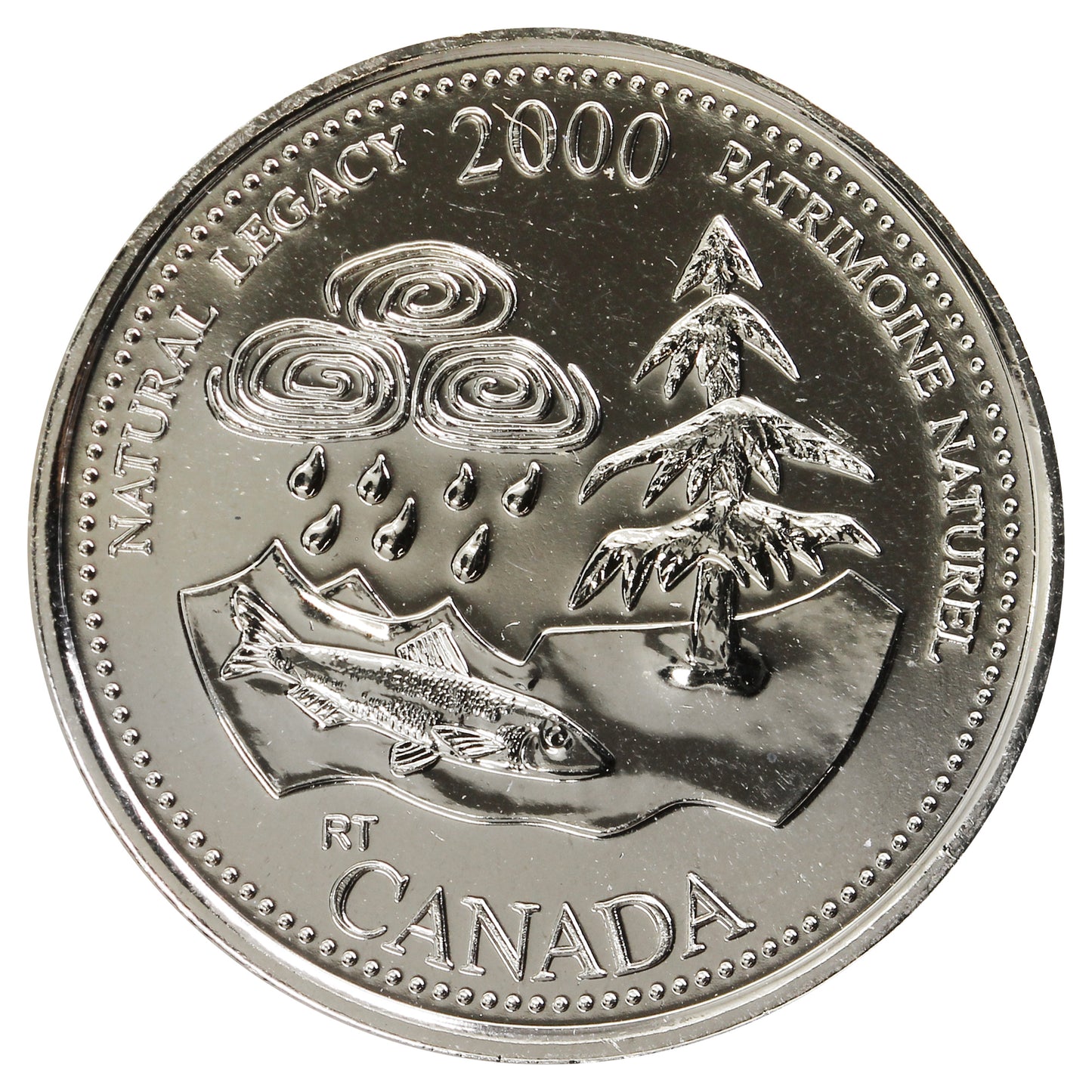 2000 Natural Legacy Canada 25-cents Proof Like