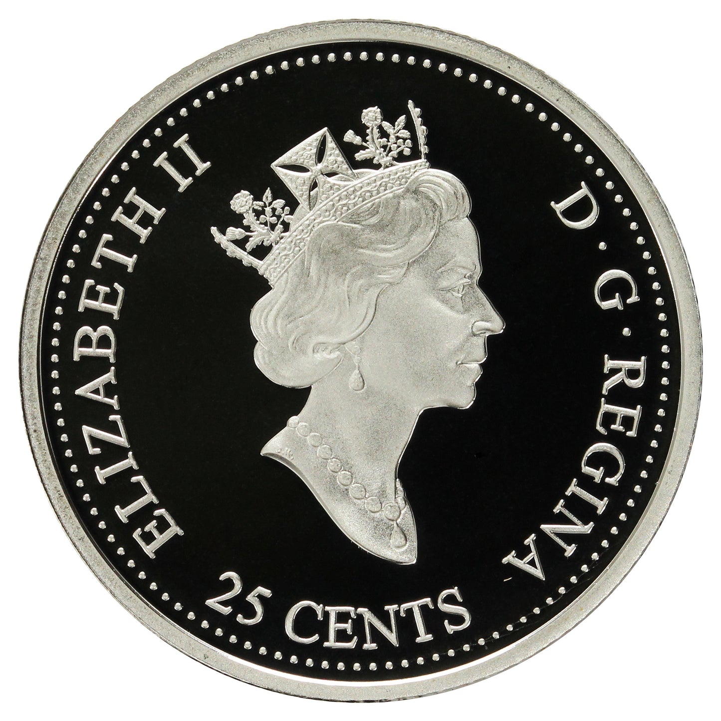 2000 Wisdom Canada 25-cents Silver Proof