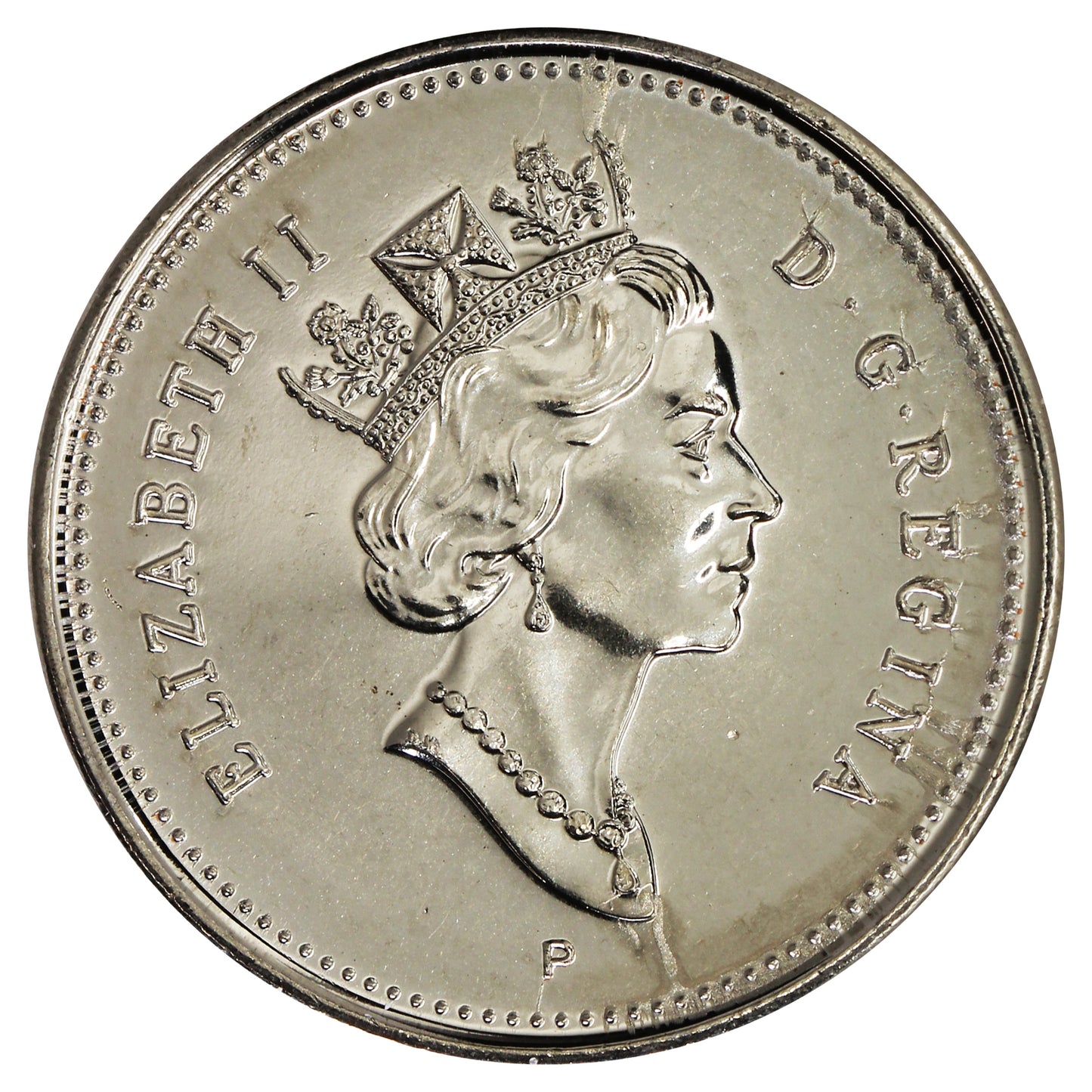 2001P Canada 25-cents Brilliant Uncirculated (MS-63)