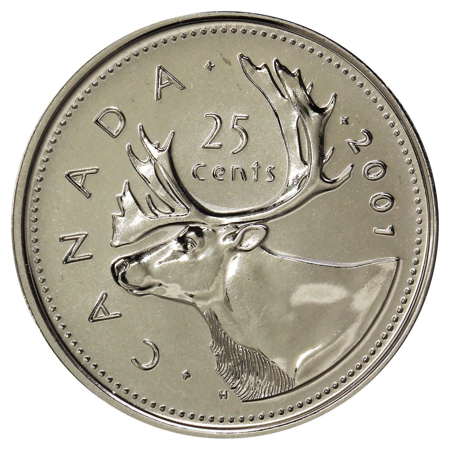 2001P Canada 25-cents Proof Like