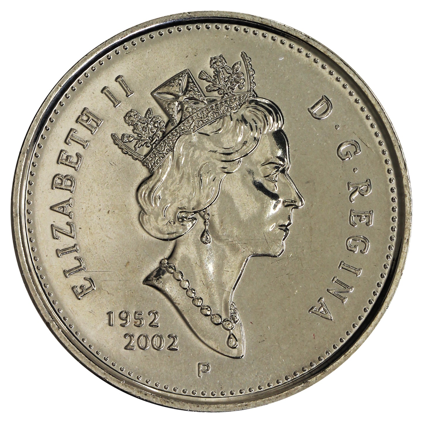 2002P Canada 25-cents Brilliant Uncirculated (MS-63)