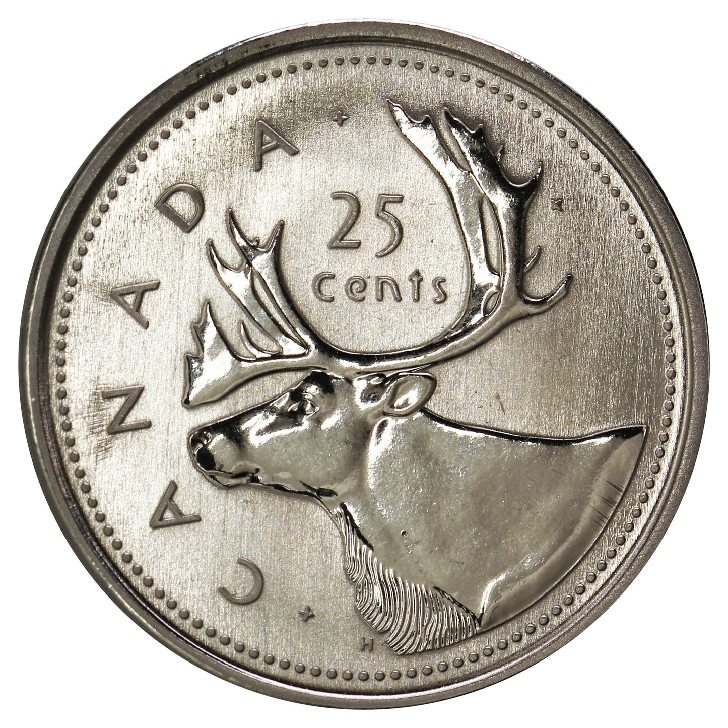 2002P Canada 25-cents Specimen