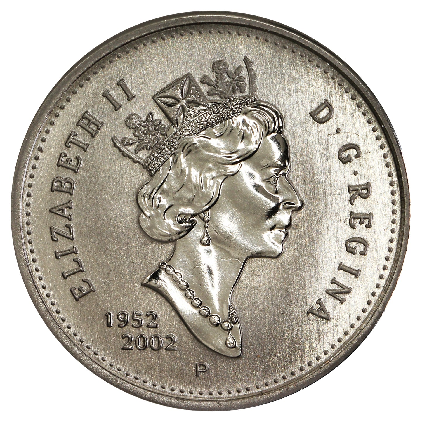 2002P Canada 25-cents Specimen