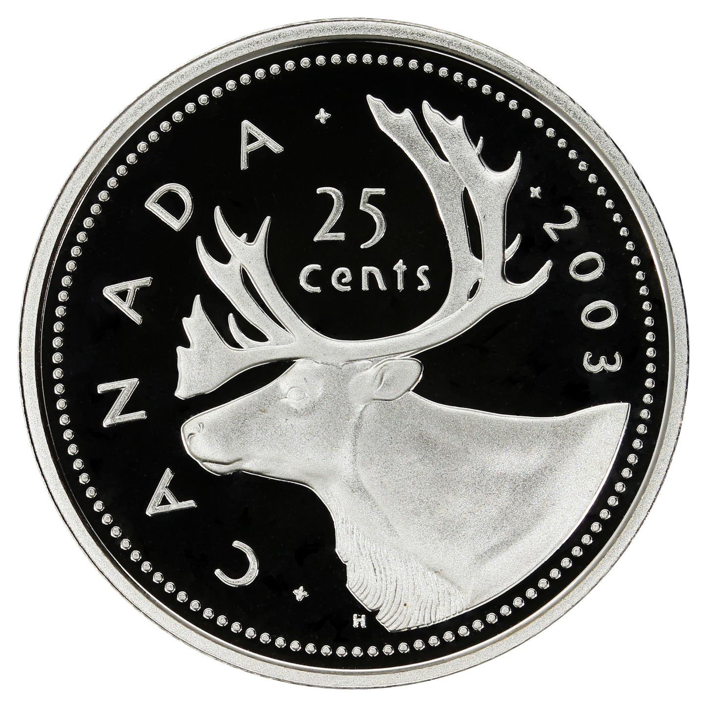 2003 Canada 25-cents Silver Proof