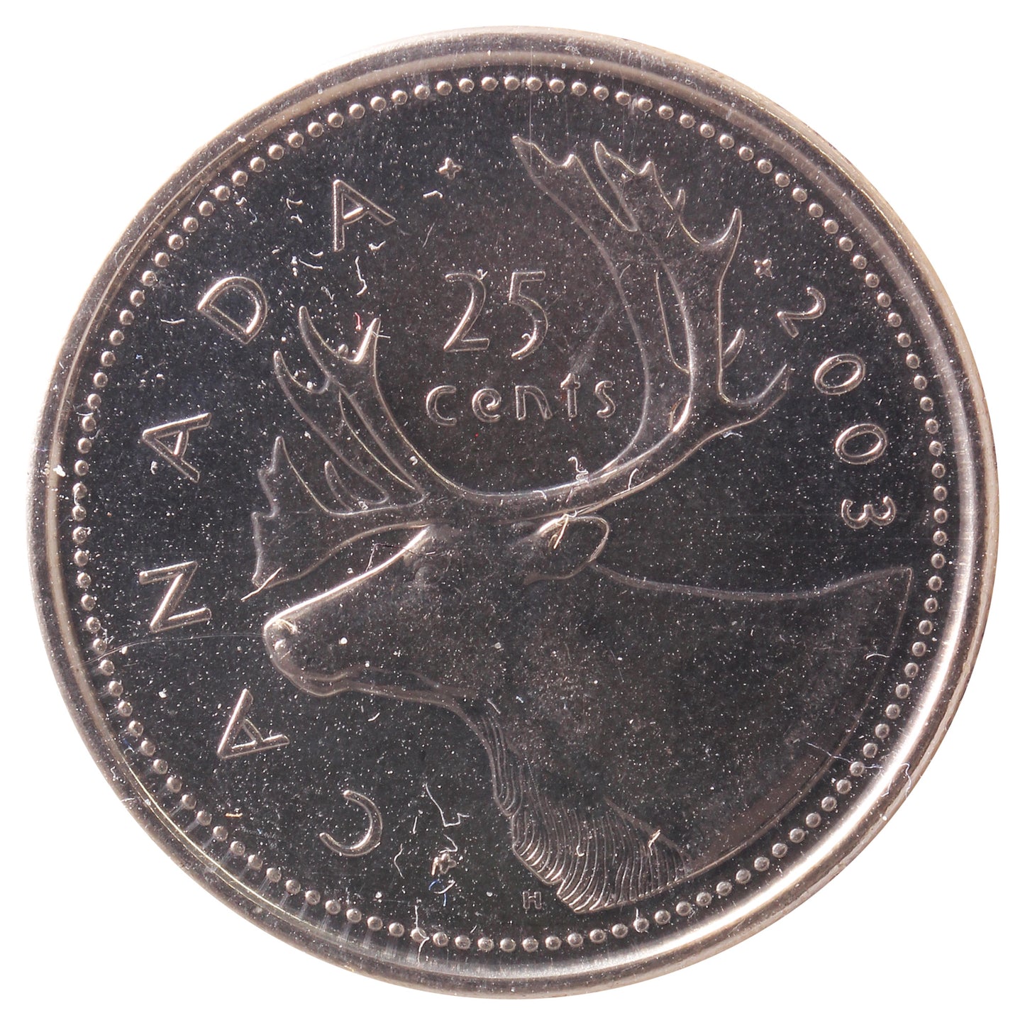 2003P Old Effigy Canada 25-cents ICCS Certified MS65