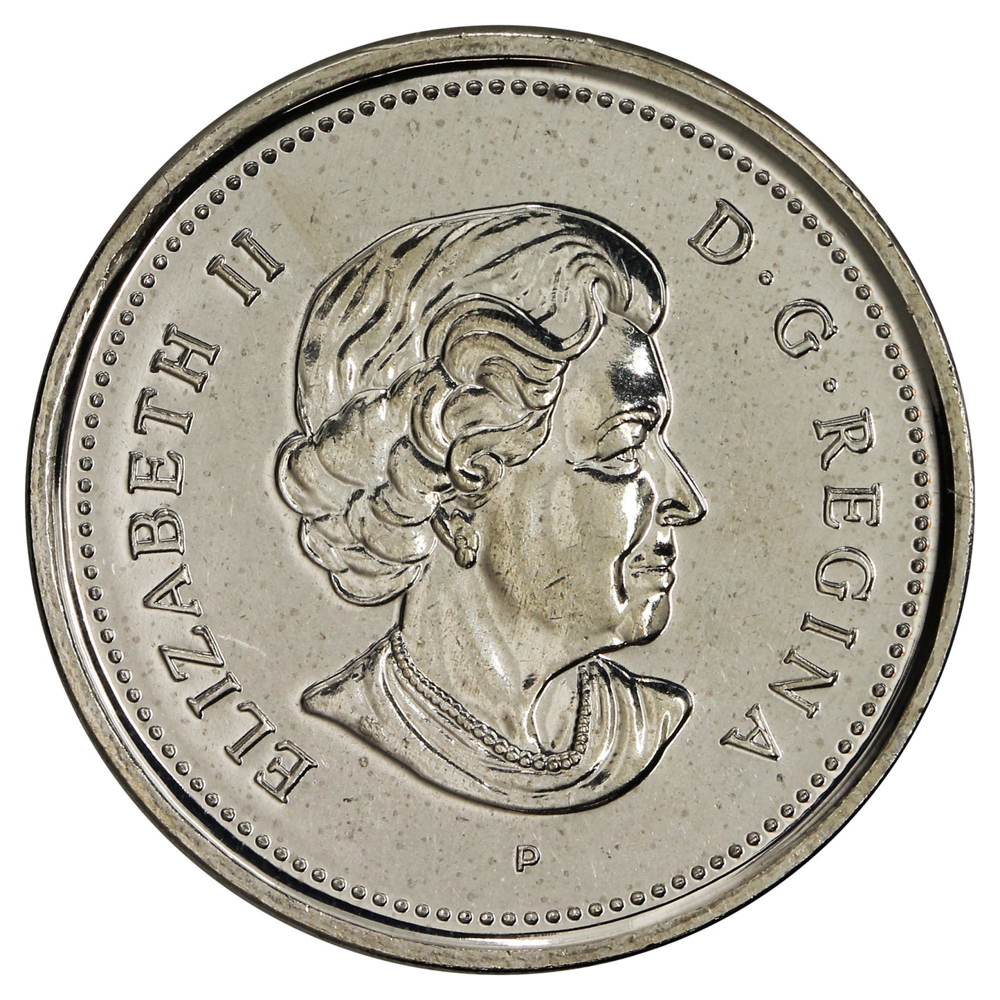 2004P Caribou Canada 25-cents Brilliant Uncirculated (MS63)