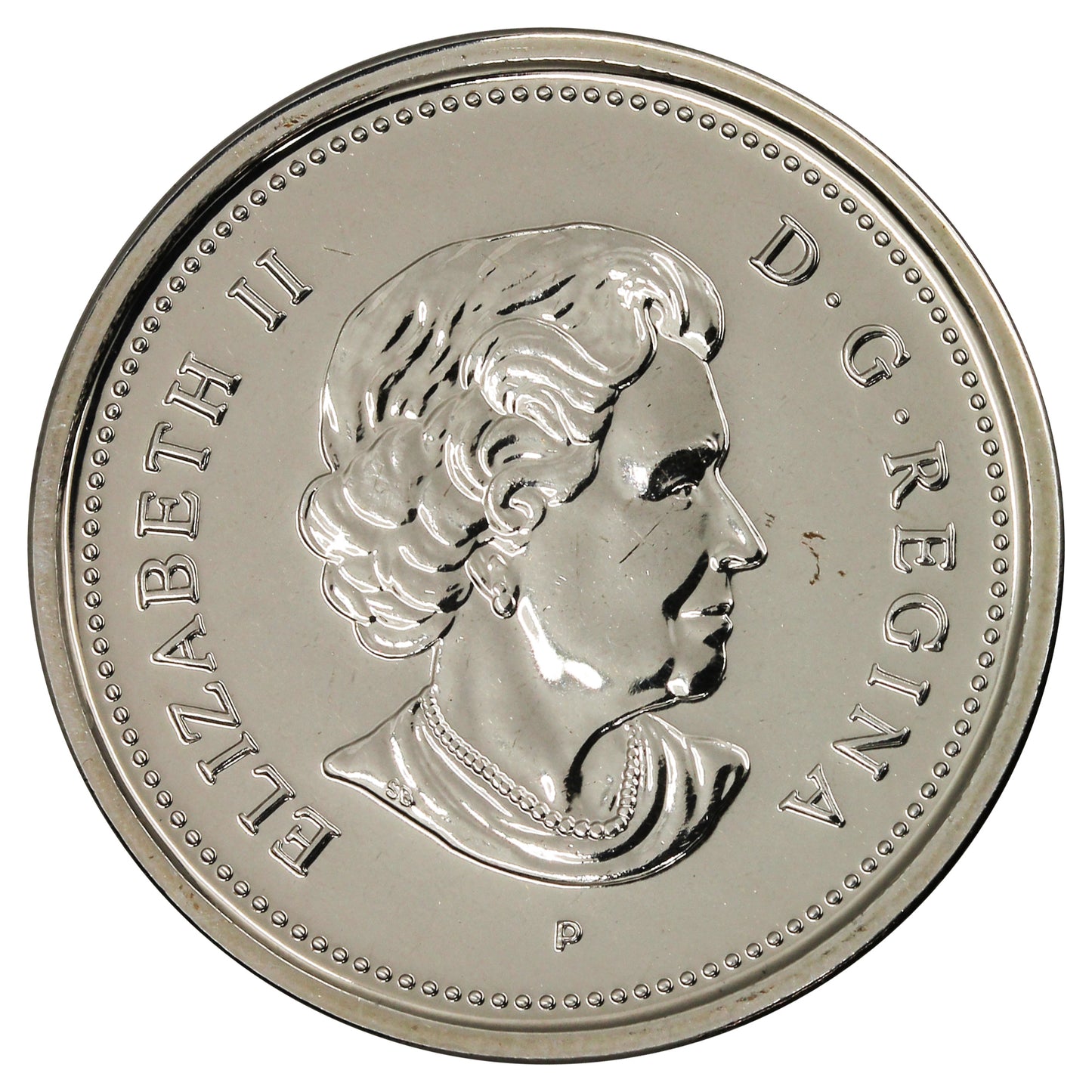 2004P Coloured Canada Day 25-cents Proof Like