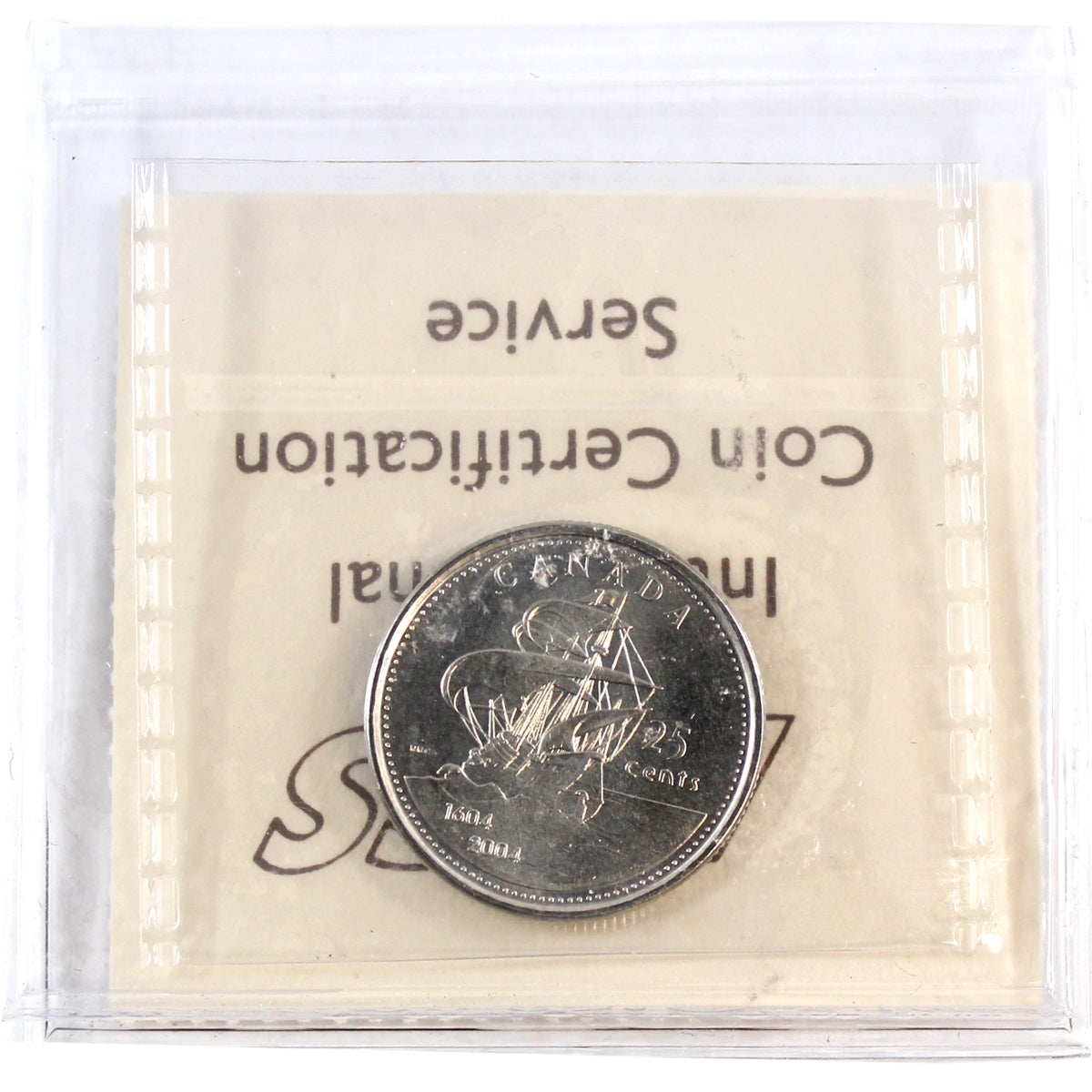 2004P St. Croix Canada 25-cents ICCS Certified MS65