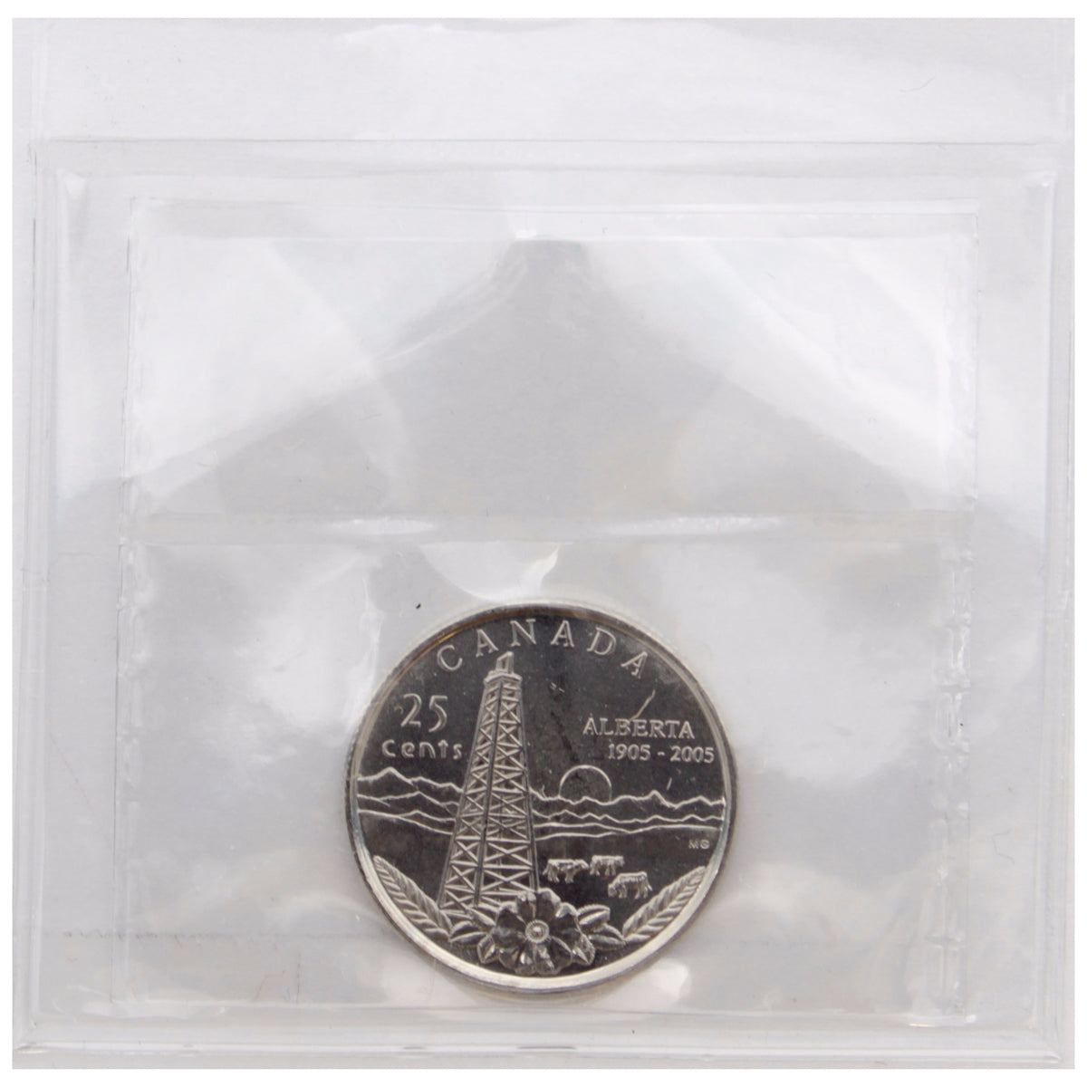 2005P Alberta Canada 25-cents ICCS Certified MS66