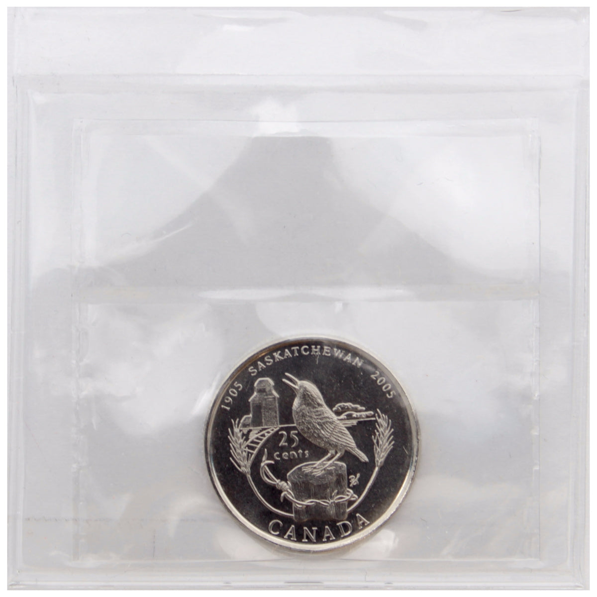 2005P Saskatchewan Canada 25-cents ICCS Certified MS65