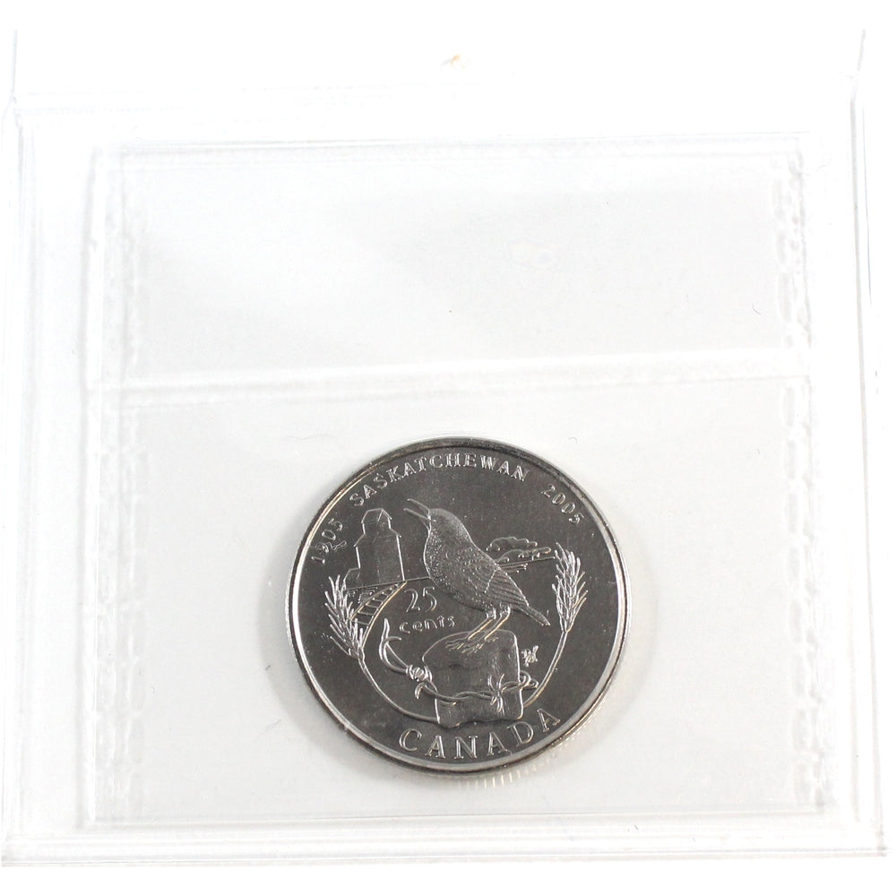 2005P Saskatchewan Canada 25-cents ICCS Certified MS66