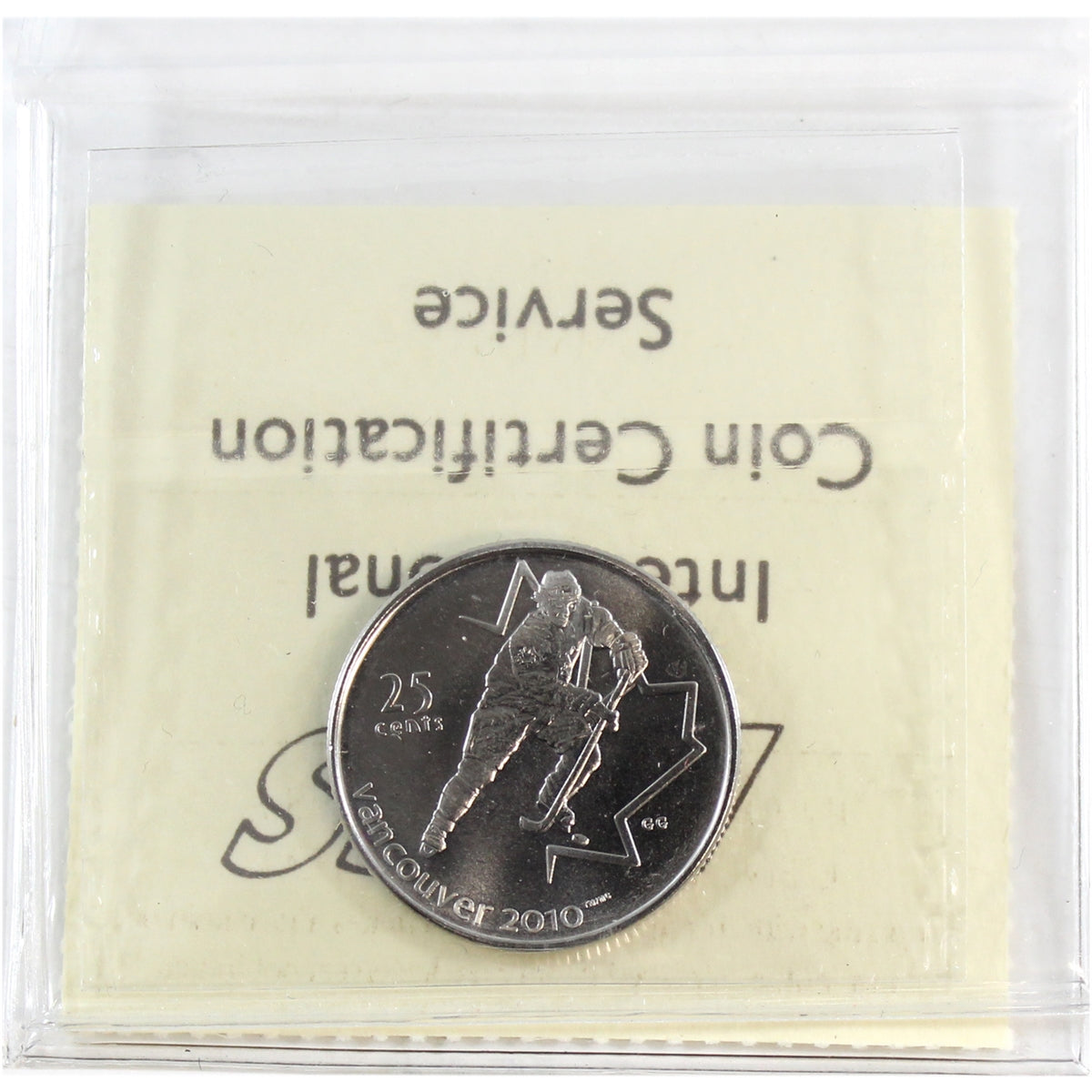 2007 Hockey Canada 25-cents ICCS Certified MS66