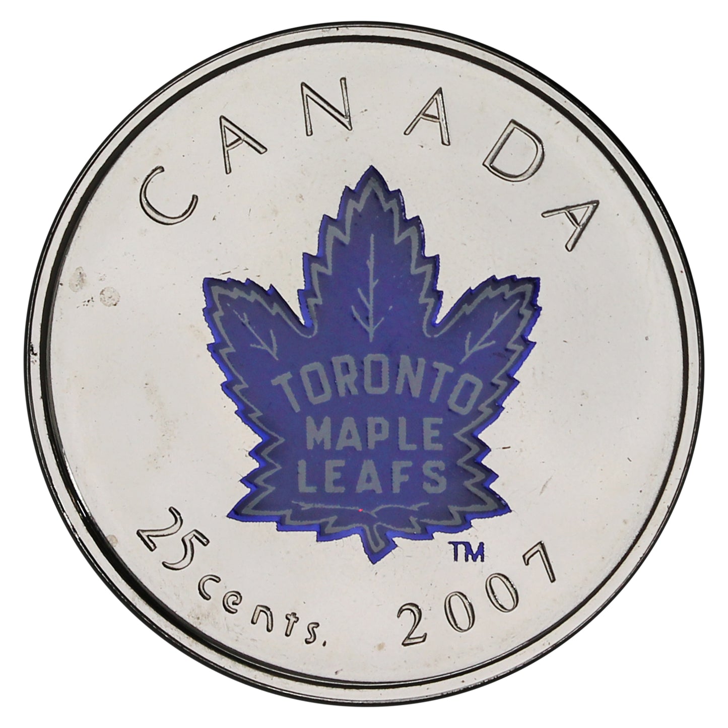 2007 Toronto Maple Leafs Canada 25-cents(set) Proof Like