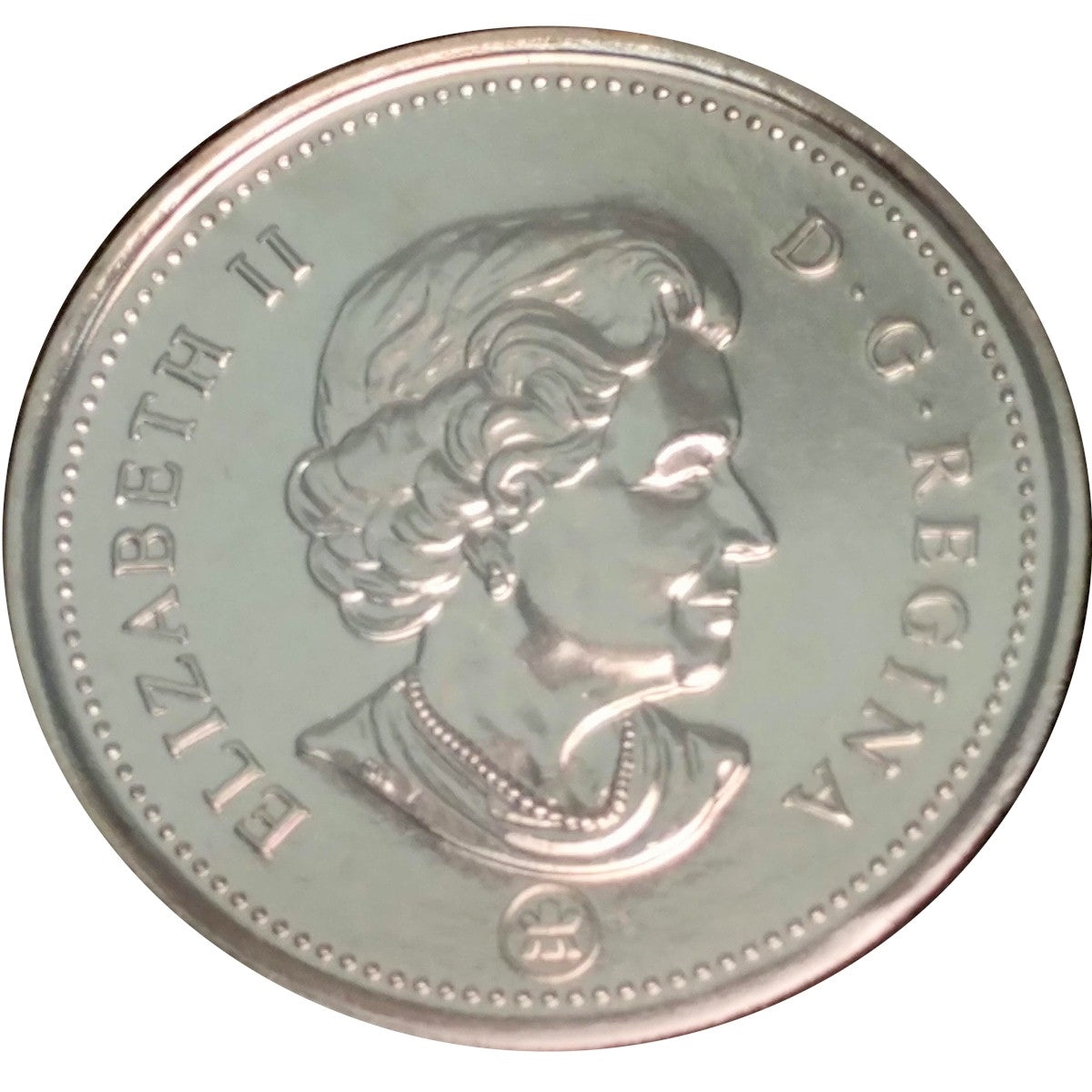 2008 Coloured Congratulations Canada 25-cents Proof Like