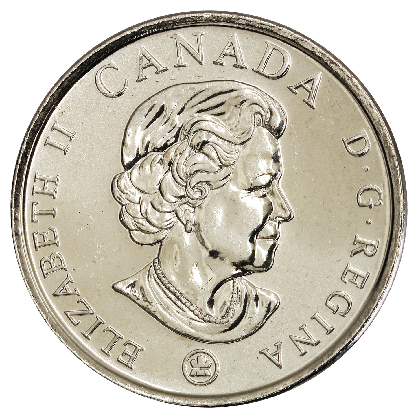 2008 Poppy Canada 25-cents Brilliant Uncirculated (MS63)