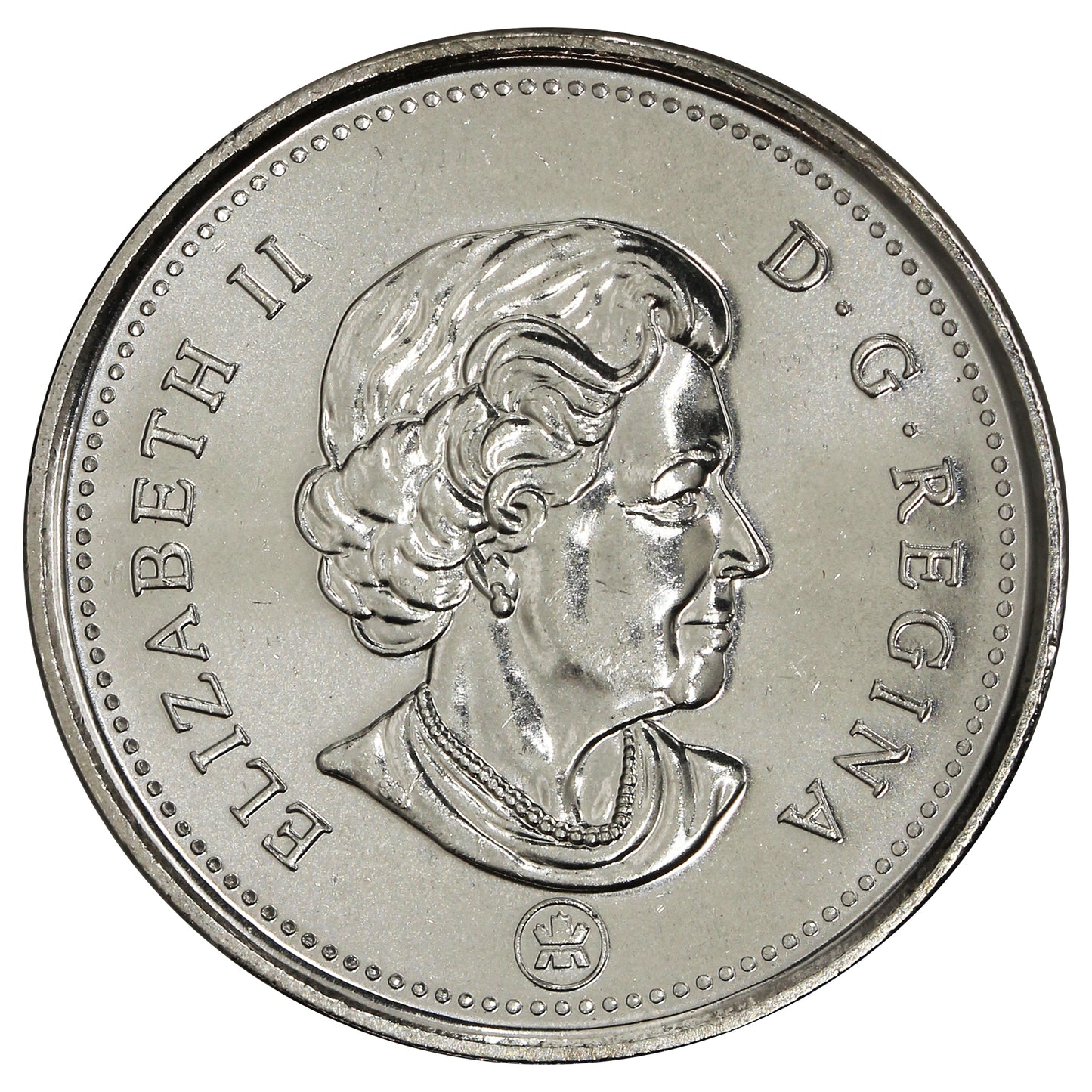 2010 Caribou Canada 25-cents Brilliant Uncirculated (MS63)