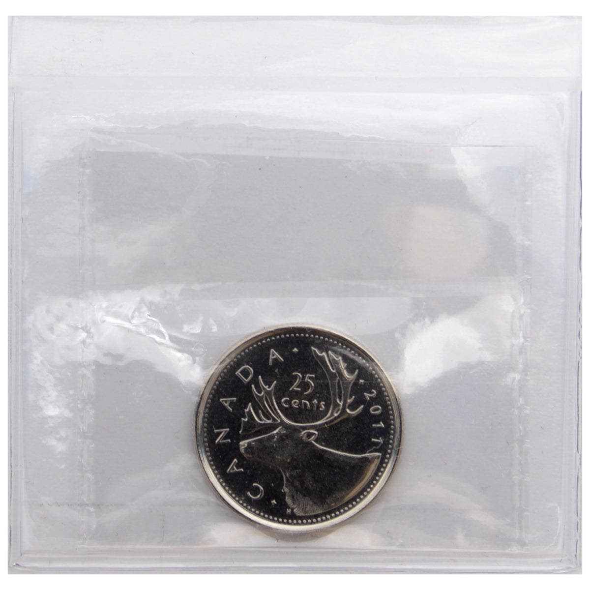 2011 Caribou Canada 25-cents ICCS Certified MS66