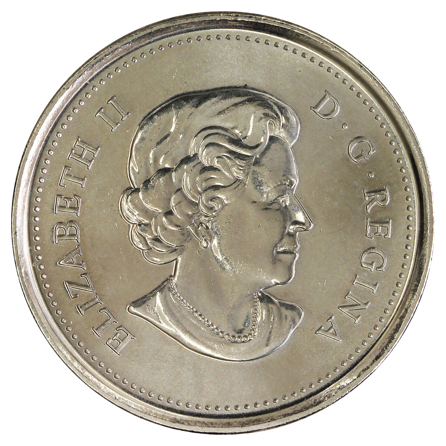 2011 Christmas Canada 25-cents Brilliant Uncirculated (MS63)
