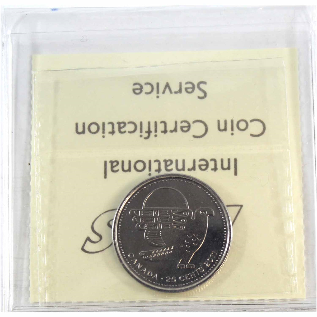 2011 Falcon Canada 25-cents ICCS Certified MS65