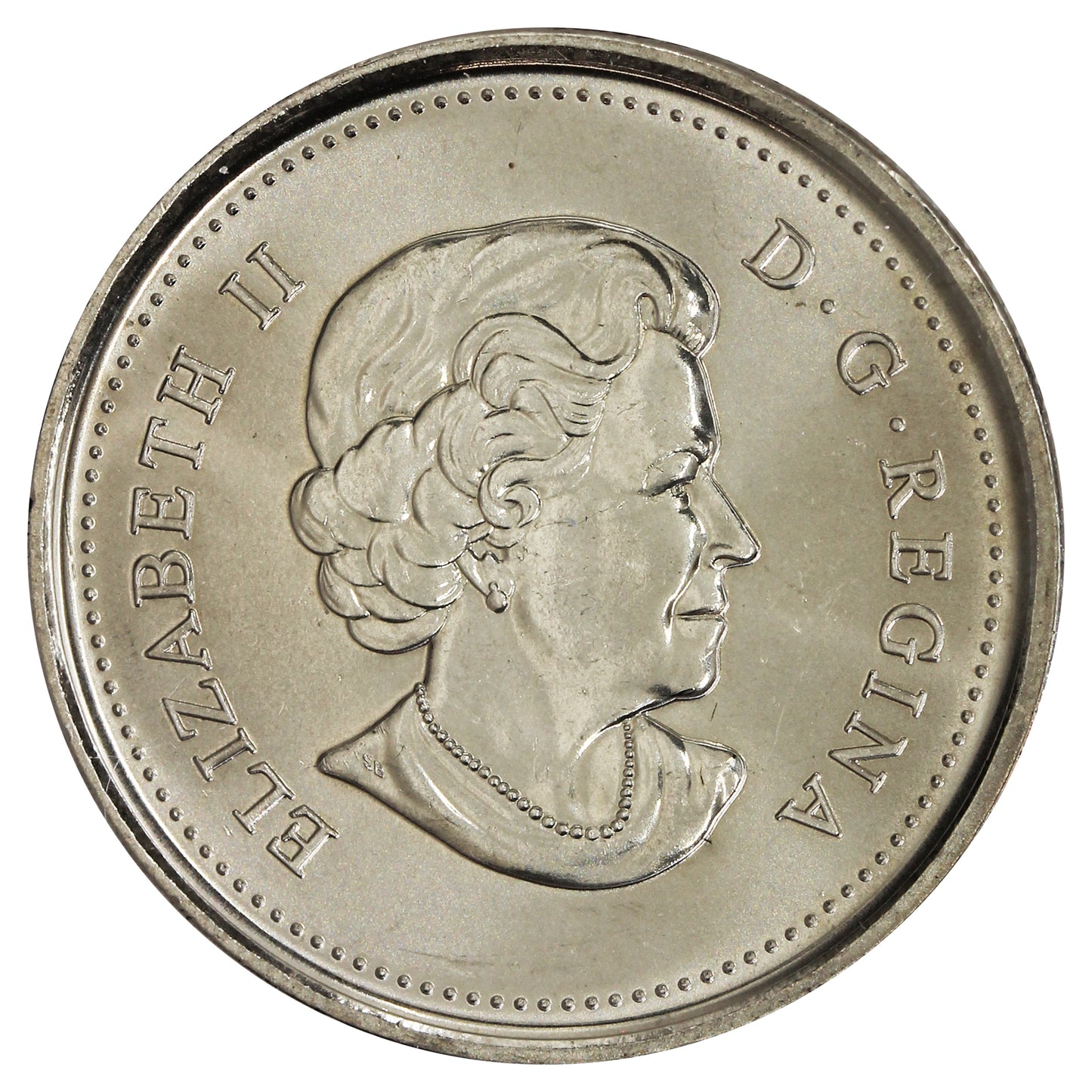 2011 Oh Canada 25-cents Brilliant Uncirculated (MS63)