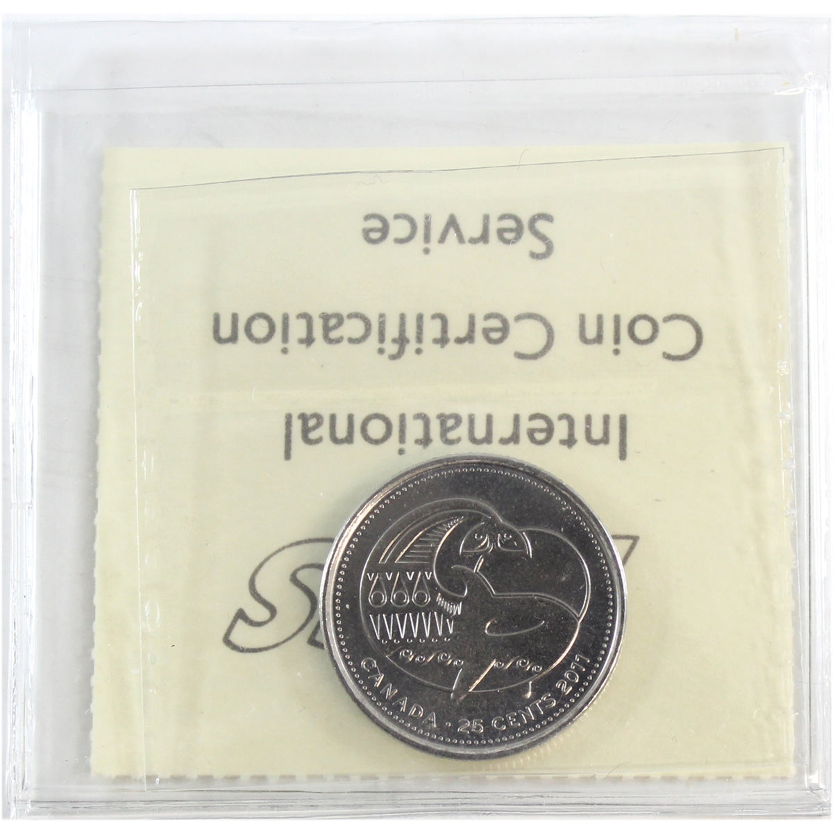 2011 Orca Canada 25-cents ICCS Certified MS66