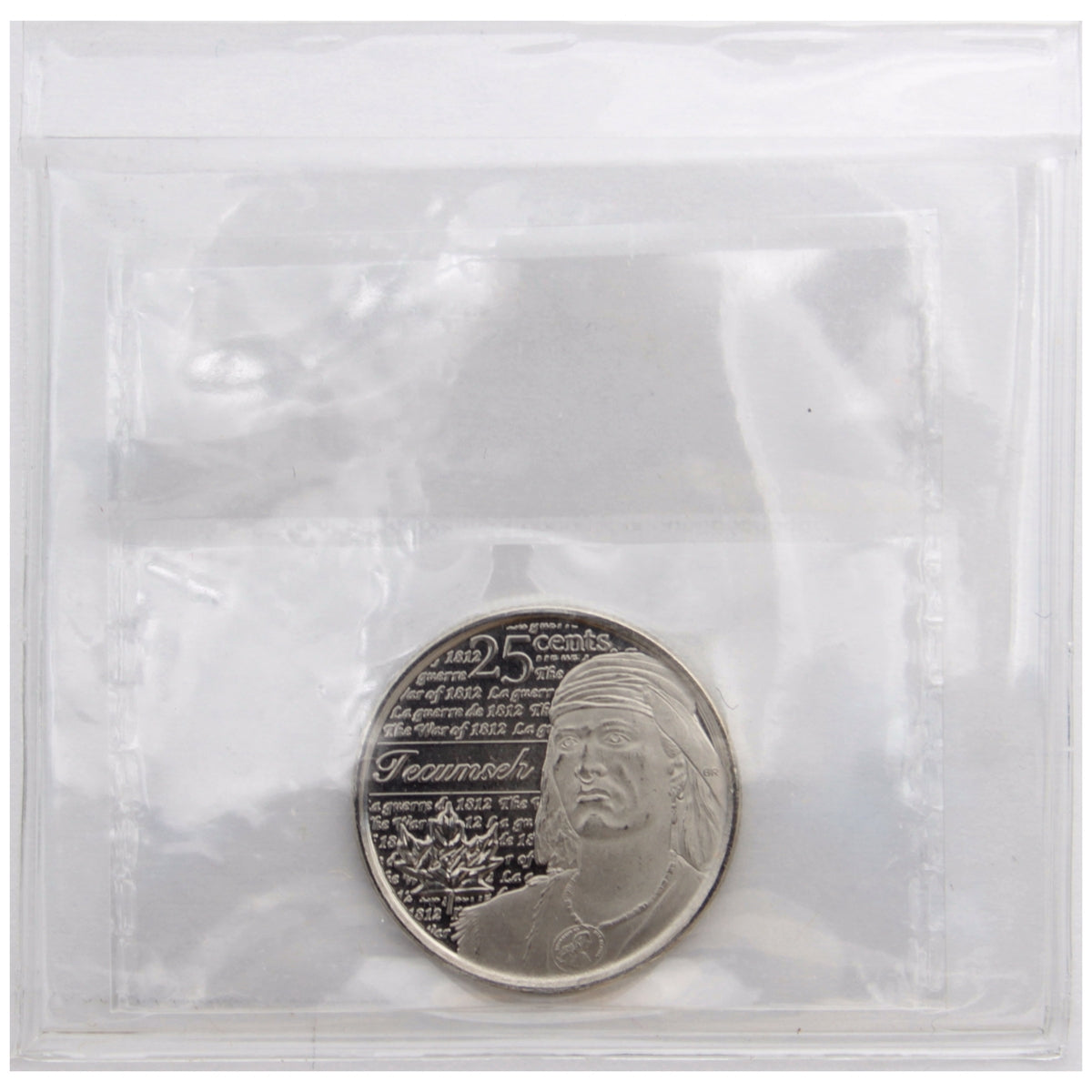 2012 Tecumseh Canada 25-cents ICCS Certified MS64