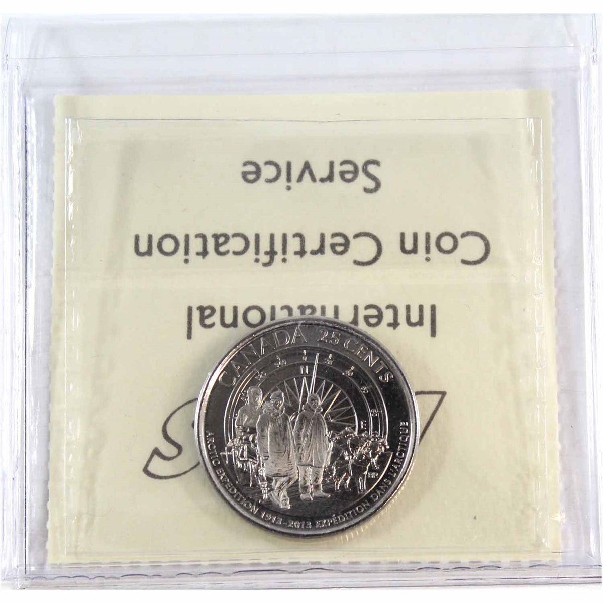 2013 Arctic Expedition Canada 25-cents ICCS Certified MS65