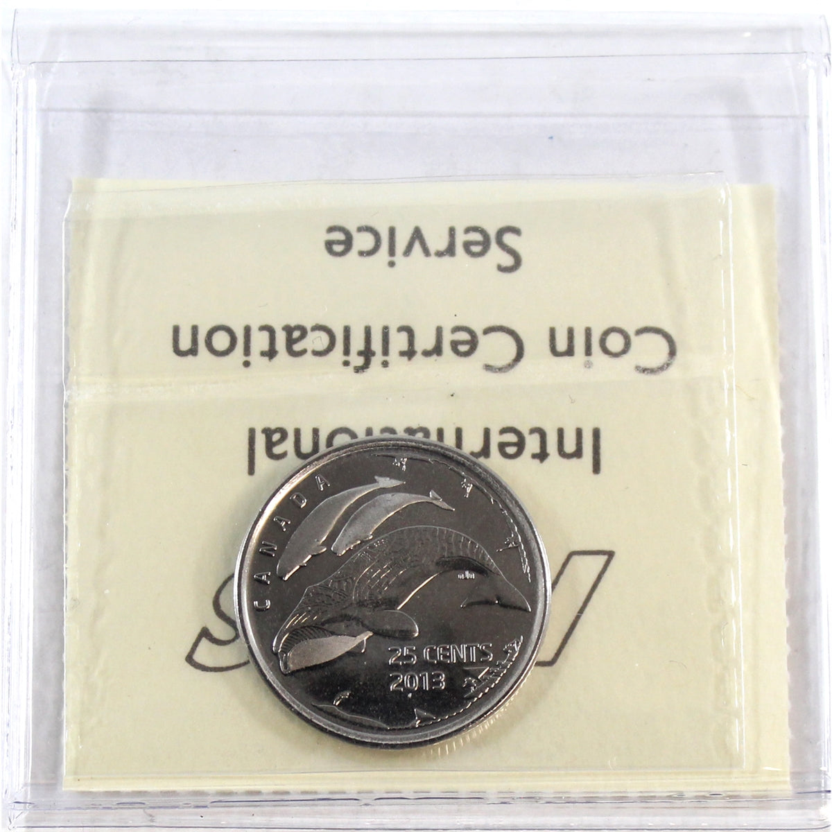 2013 Frosted Calves (Type B) Life In The North Canada 25-cents ICCS Certified MS66