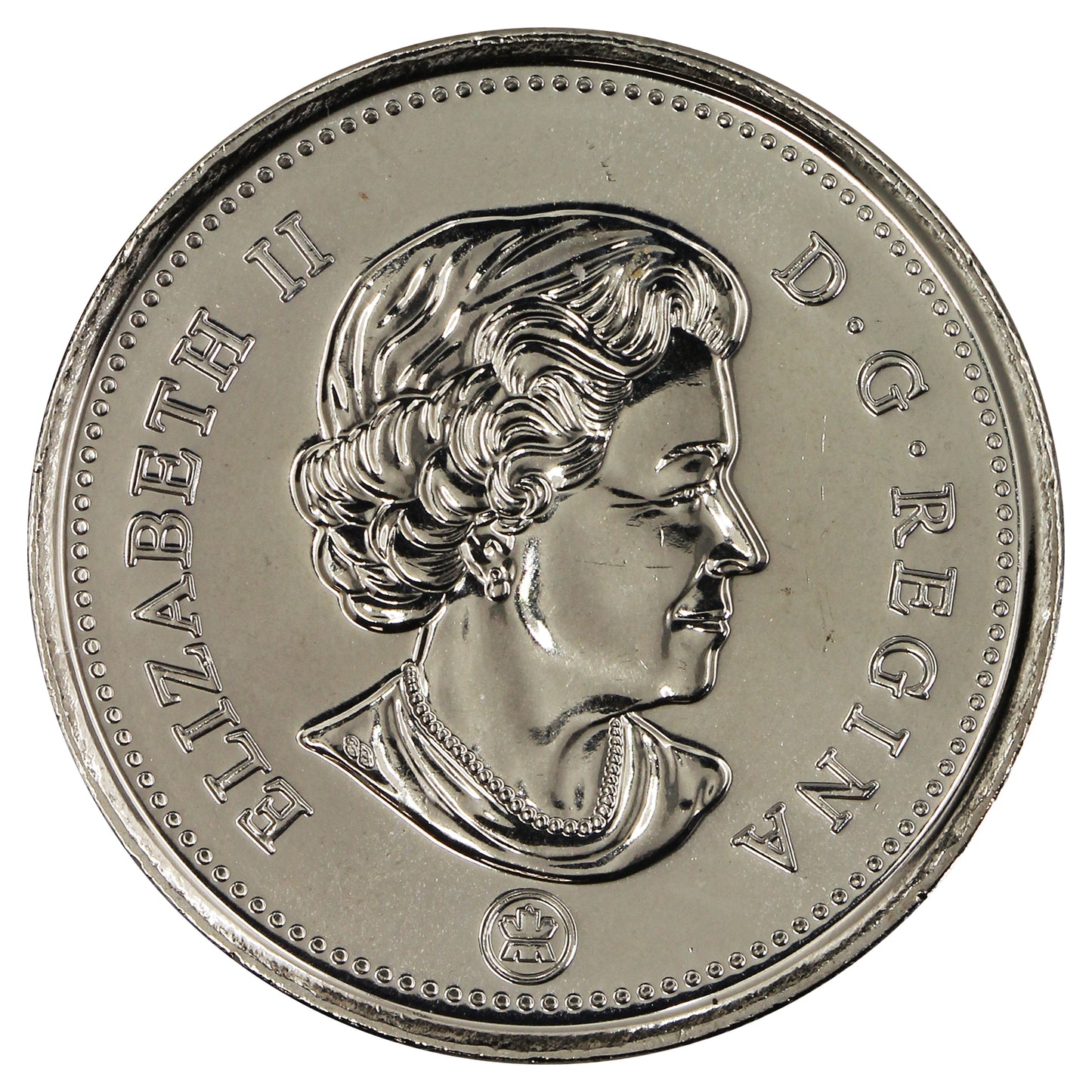 2014 Caribou Canada 25-cents Brilliant Uncirculated (MS63)