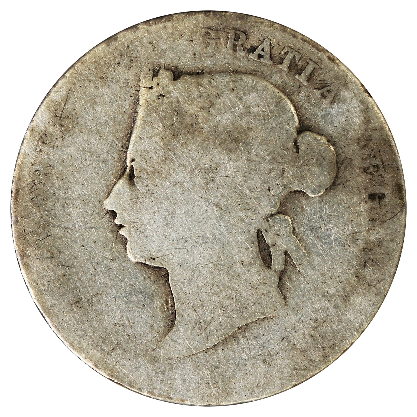 1880H Wide 0 Canada 25-cents Filler