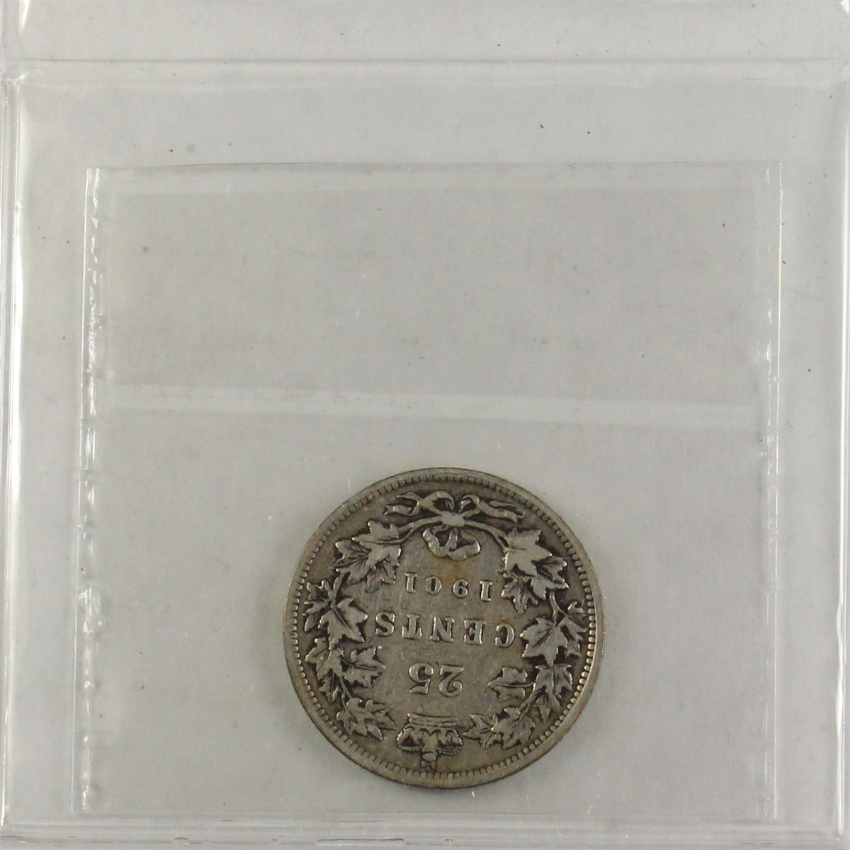 1901 Canada 25-cents ICCS Certified VG10