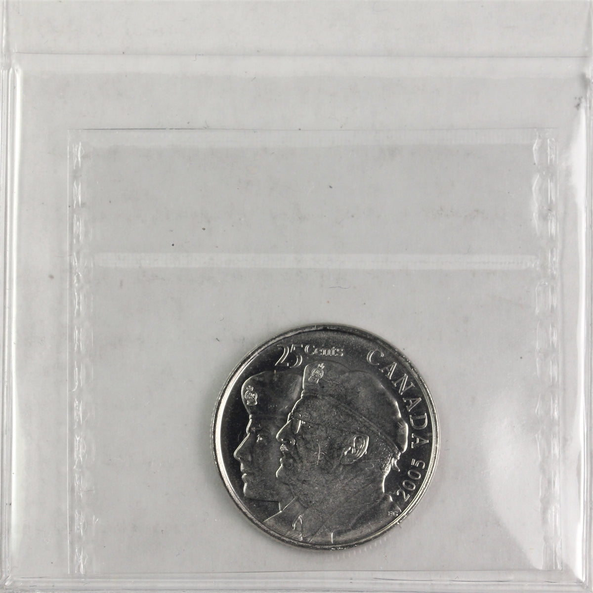 2005P Veterans Canada 25-cents ICCS Certified MS64