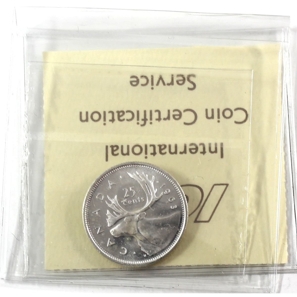 1963 Canada 25-cents ICCS Certified MS64