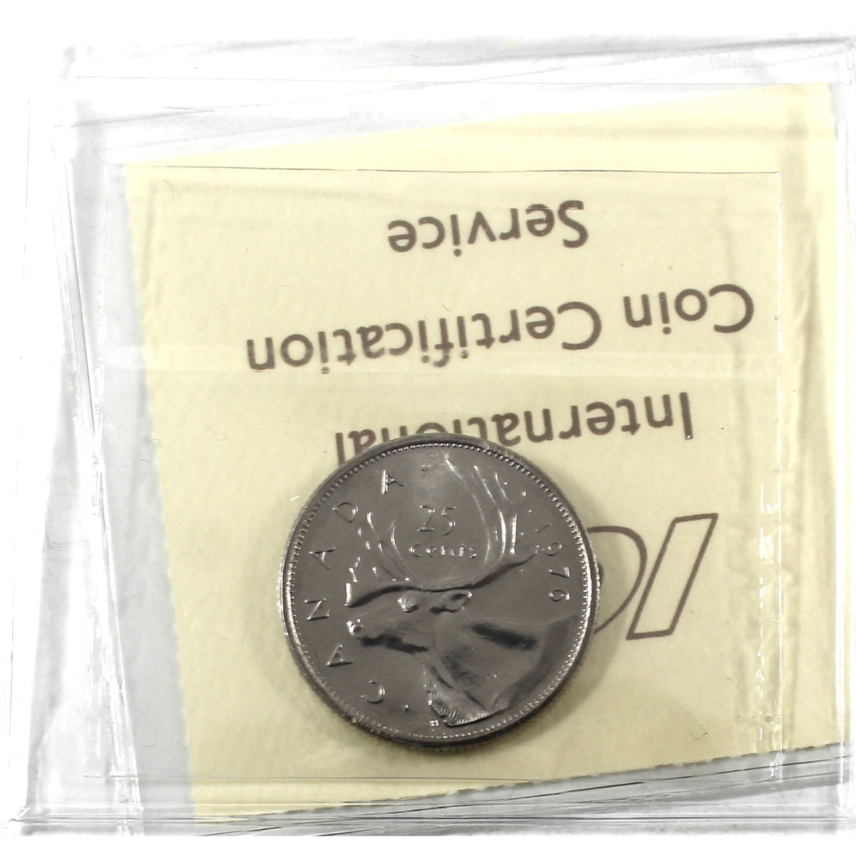 1976 Canada 25-cents ICCS Certified MS66