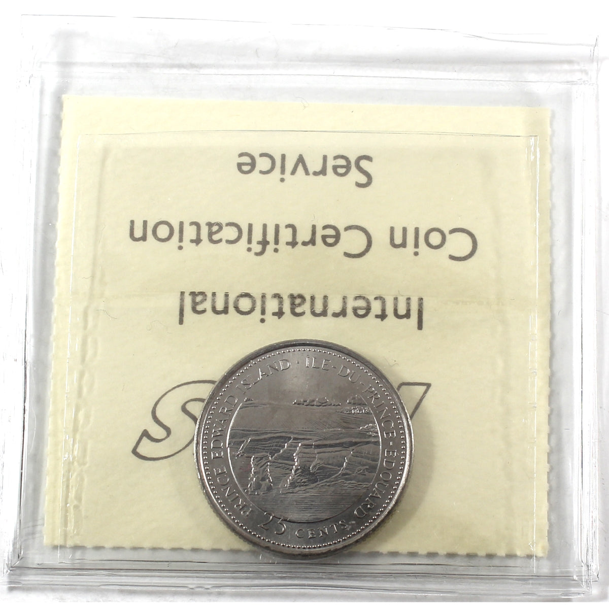 1992 Prince Edward Island Canada 25-cents ICCS Certified MS66